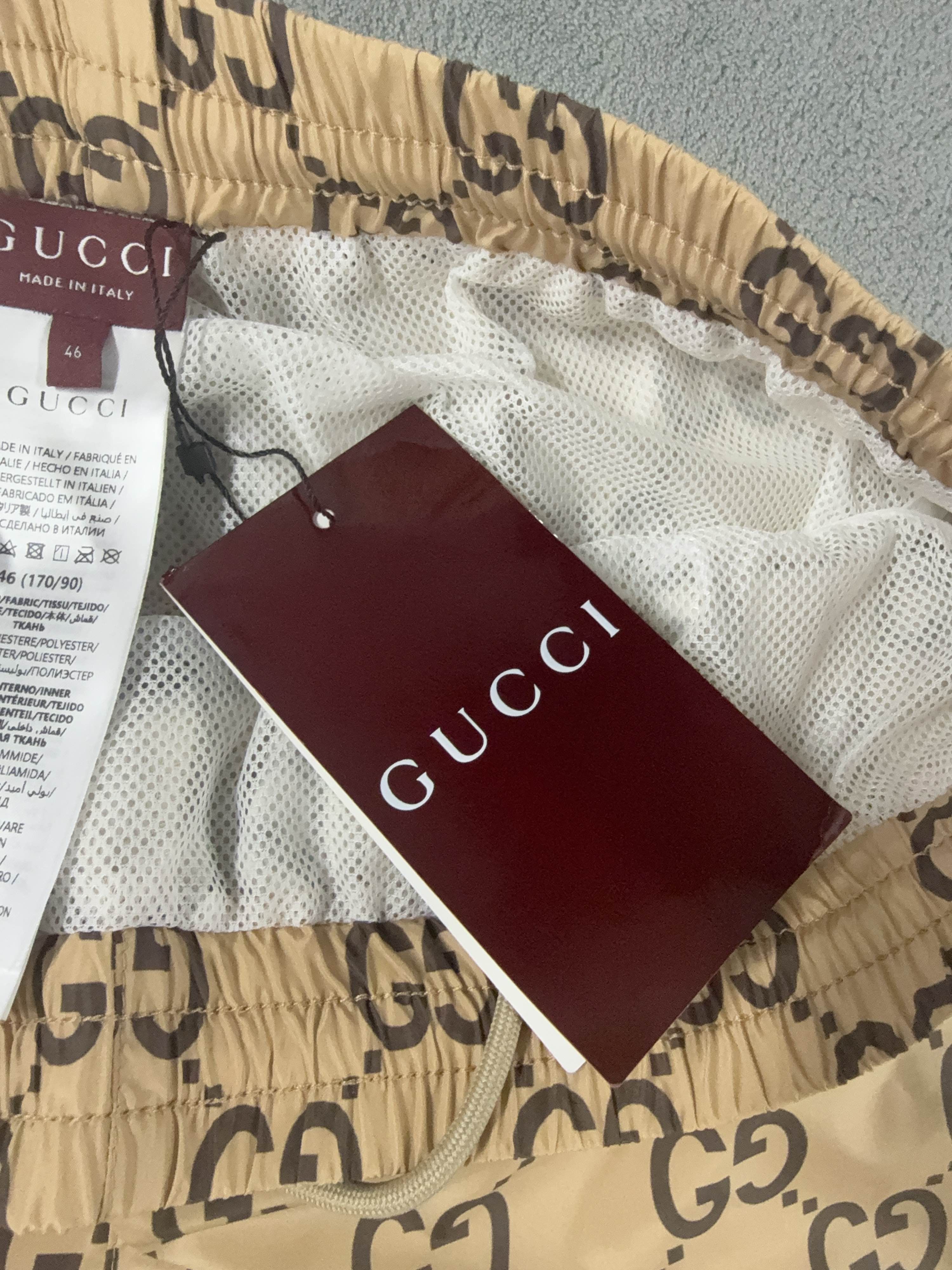Gucci GG Logo Print Brown Shorts Size 30 Size US 30 / EU 46 - 5 Thumbnail