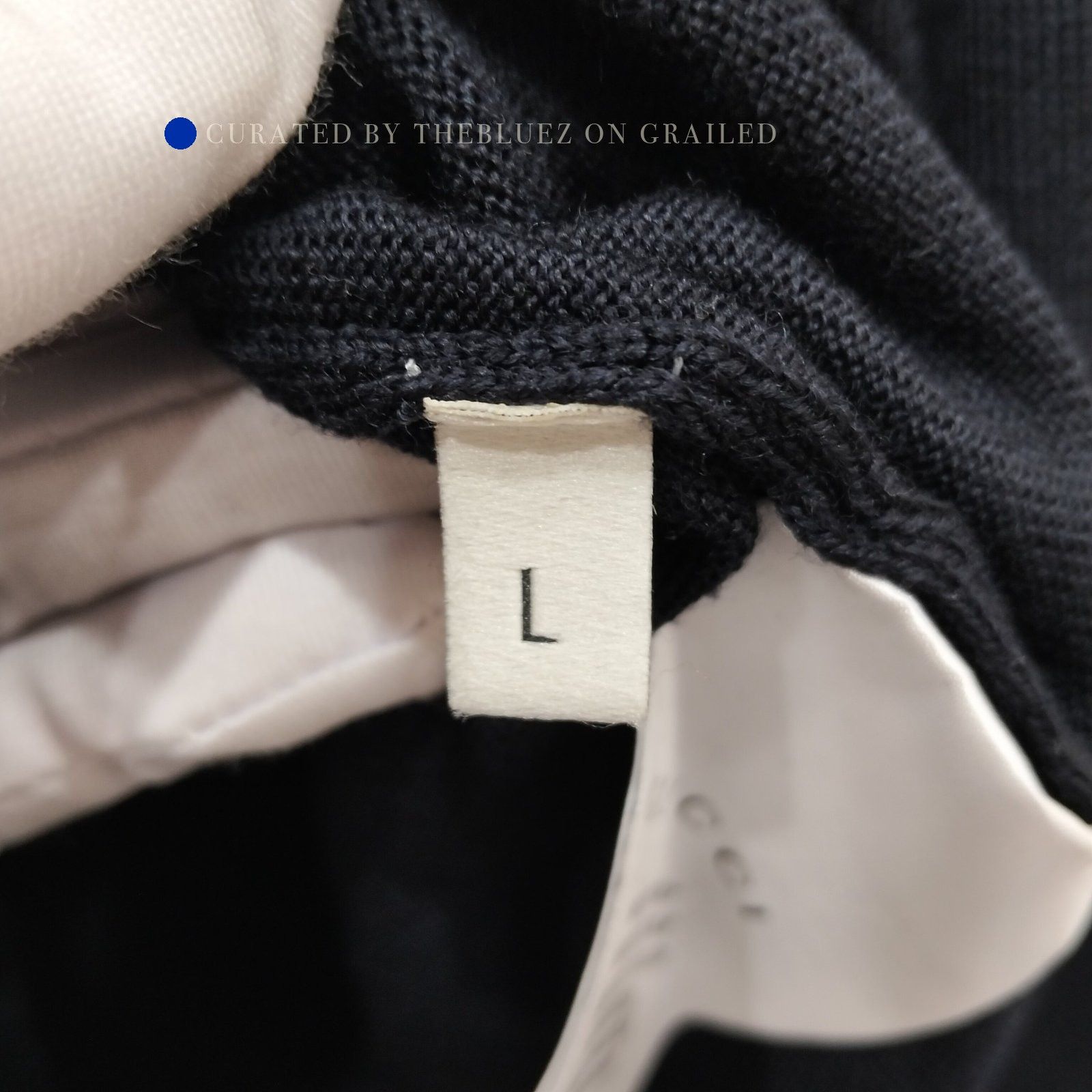 Gucci Black V-Neck Wool Sweater Size US L / EU 52-54 / 3 - 5 Thumbnail