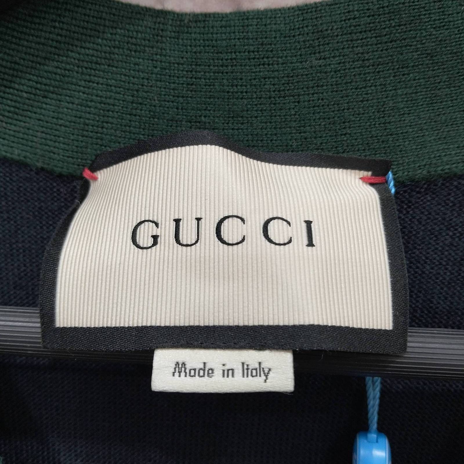 Gucci Black V-Neck Wool Sweater Size US L / EU 52-54 / 3 - 3 Thumbnail