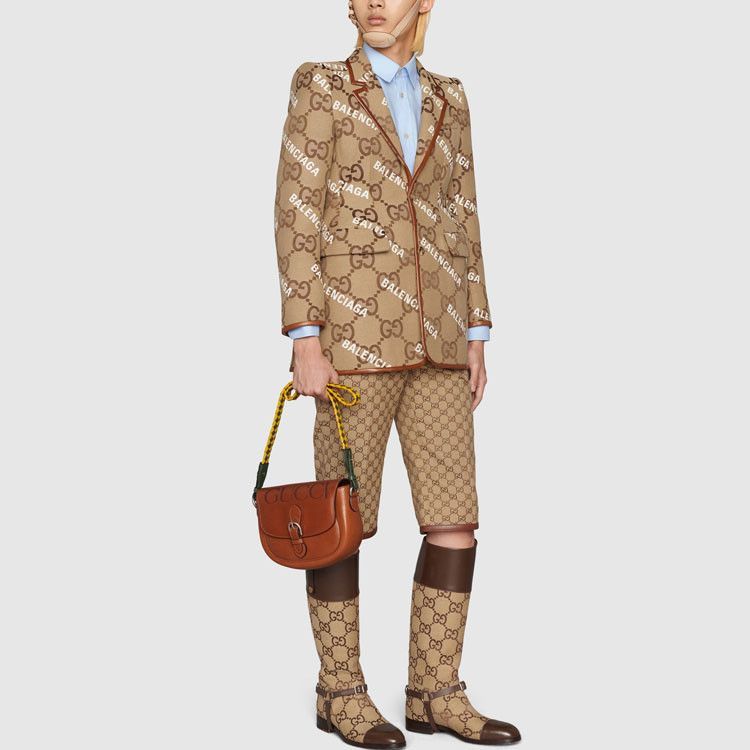 Gucci Monogram Beige Shorts in Size 30 Size US 30 / EU 46 - 8 Thumbnail
