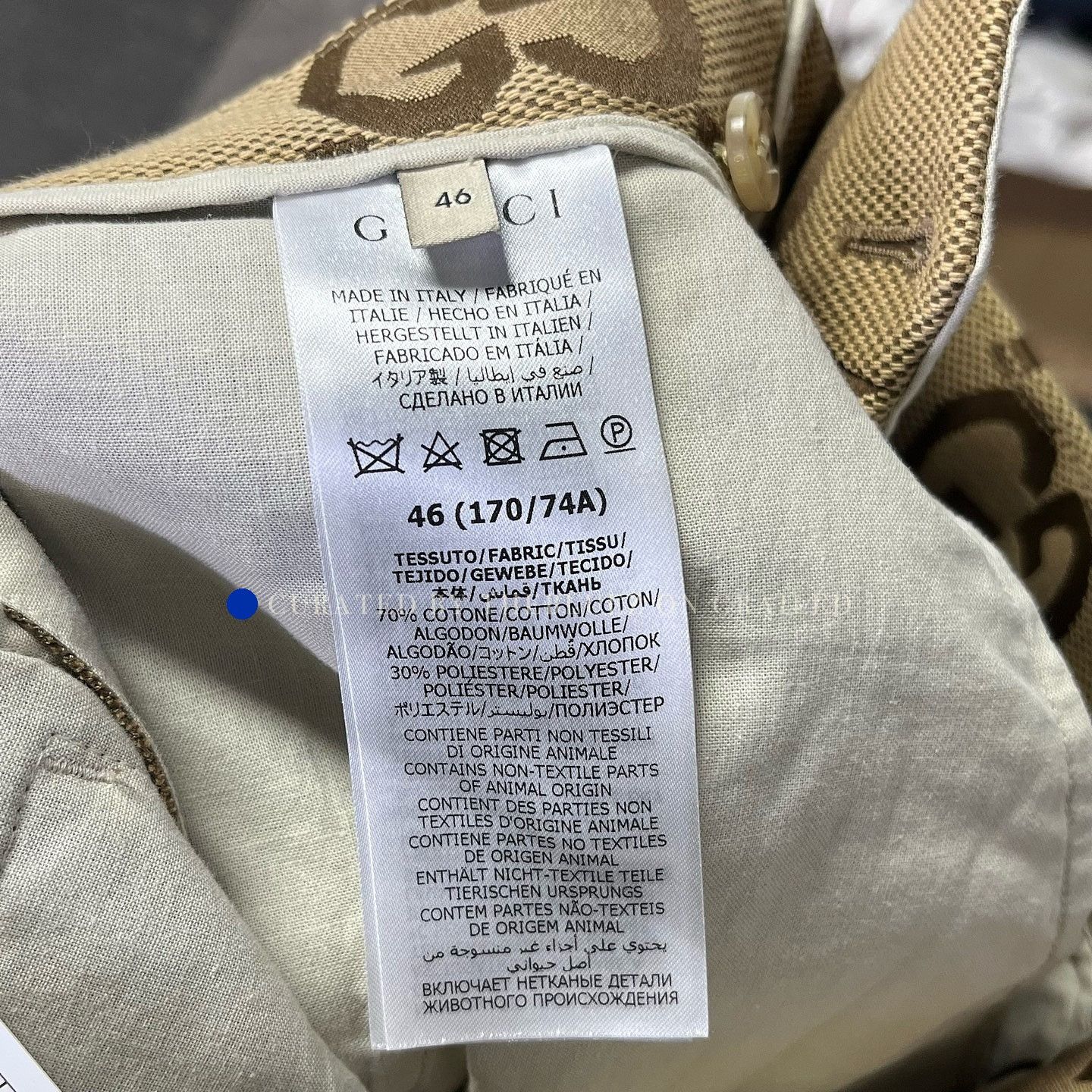 Gucci Stylish Beige Canvas Shorts Size US 30 / EU 46 - 4 Thumbnail