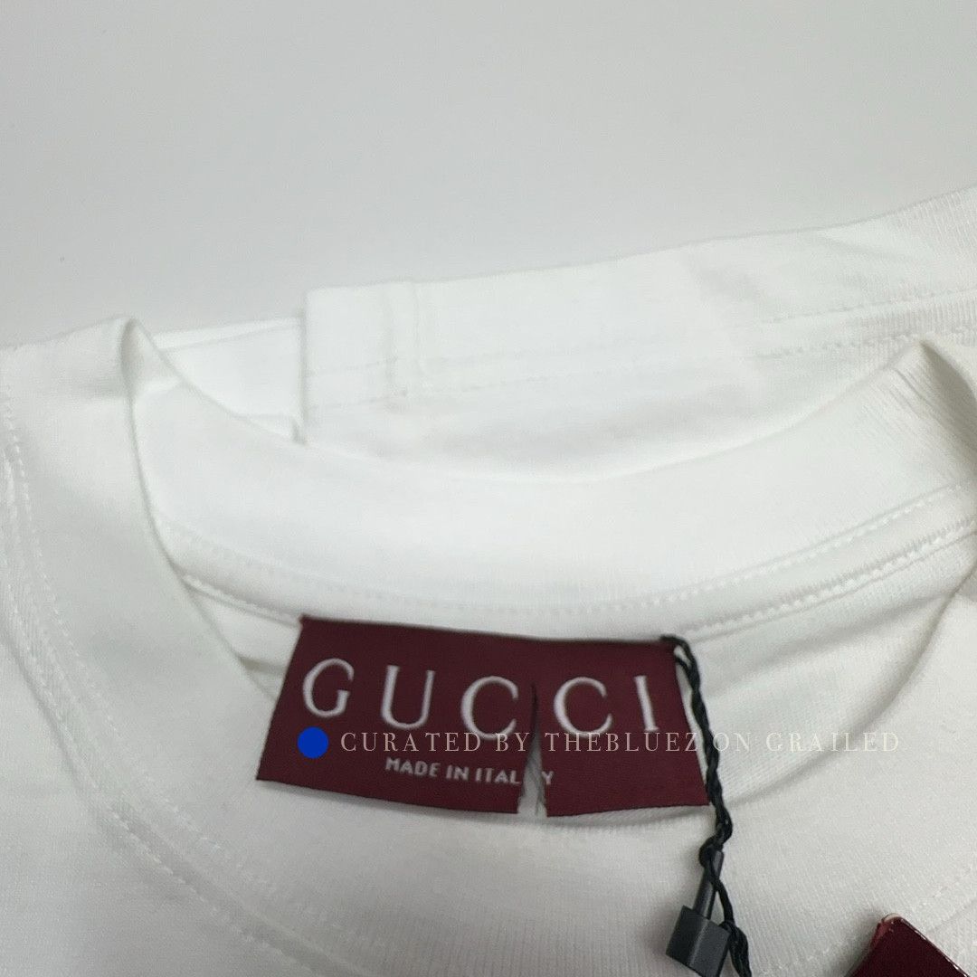 Gucci Classic Logo T-Shirt in White Size US L / EU 52-54 / 3 - 3 Thumbnail