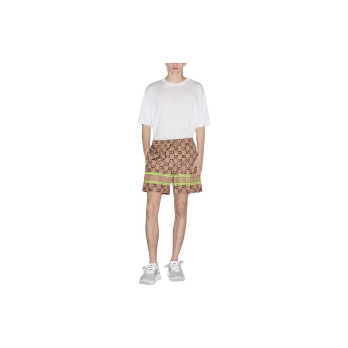 Gucci Brown GG Monogram Shorts in Size 30 Size US 30 / EU 46 - 7 Thumbnail