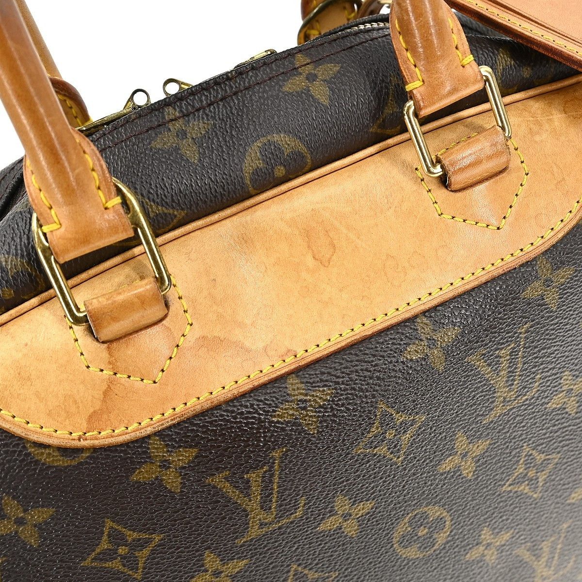 Louis Vuitton Louis Vuitton Deauville Handbag Monogram Canvas Size ONE SIZE - 12 Thumbnail