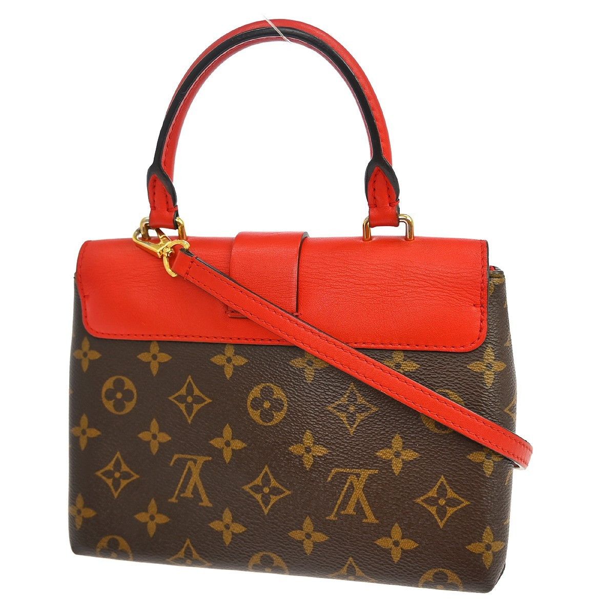 Louis Vuitton Louis Vuitton Locky Handbag Monogram Canvas with Leather Size ONE SIZE - 2 Thumbnail