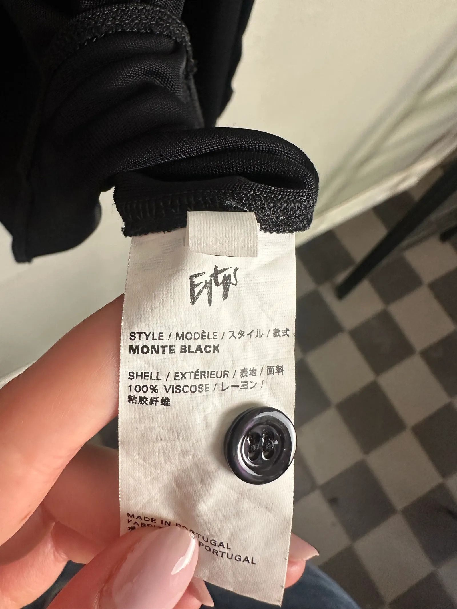 Eytys Eytys Monte Black Shirt Size L / US 10 / IT 46 - 4 Thumbnail