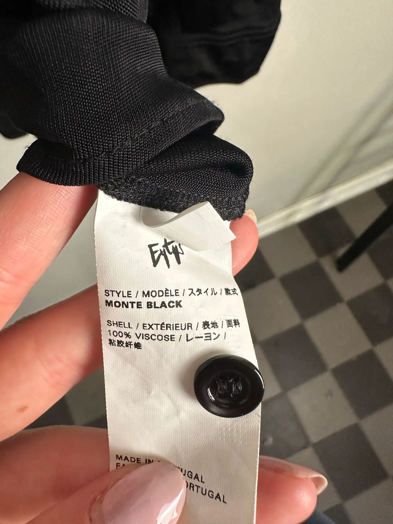 Eytys Eytys Monte Black Shirt Size L / US 10 / IT 46 - 4 Thumbnail