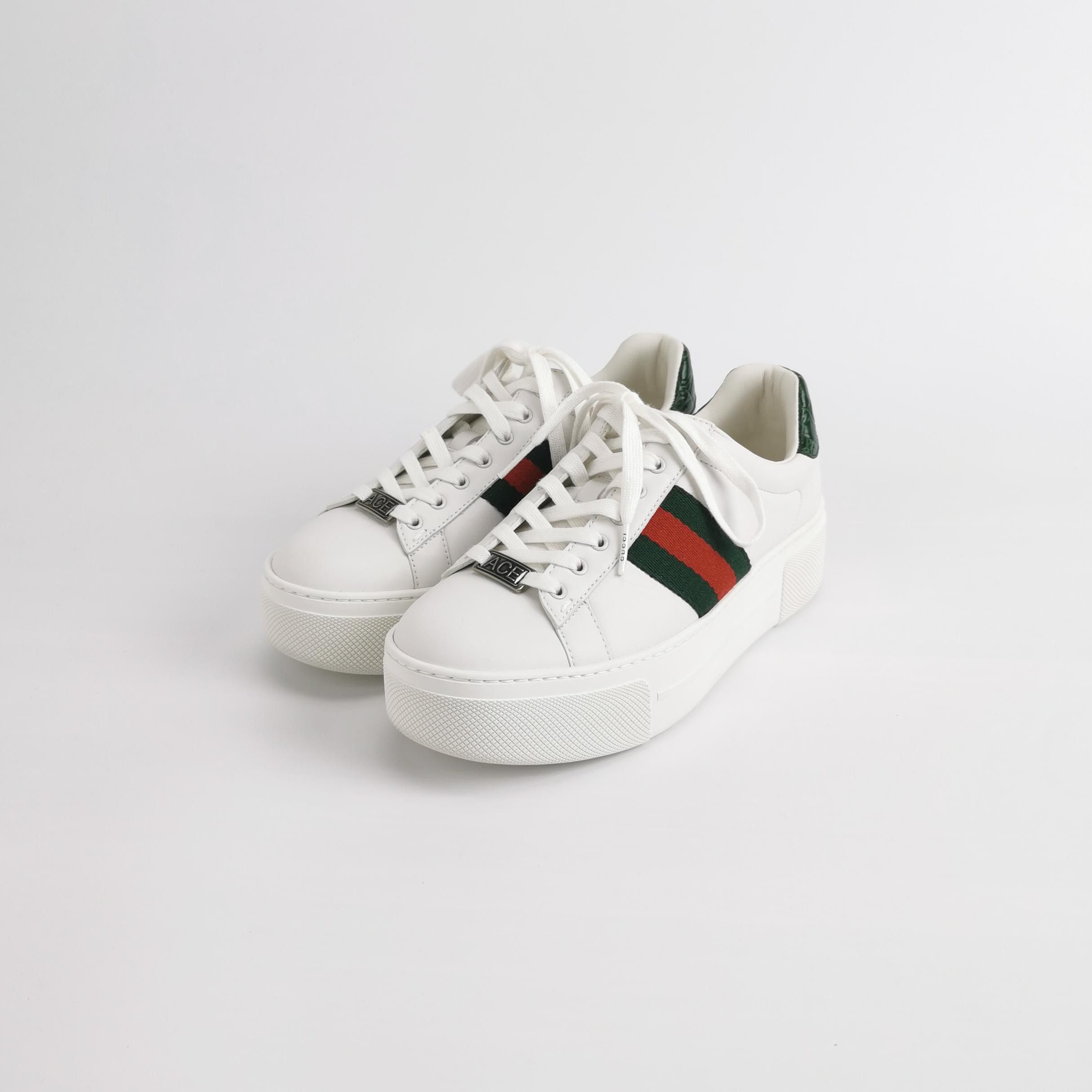 Gucci Gucci Women 6-5 Lowtop Sneakers Size US 6.5 / IT 36.5 - 2 Thumbnail