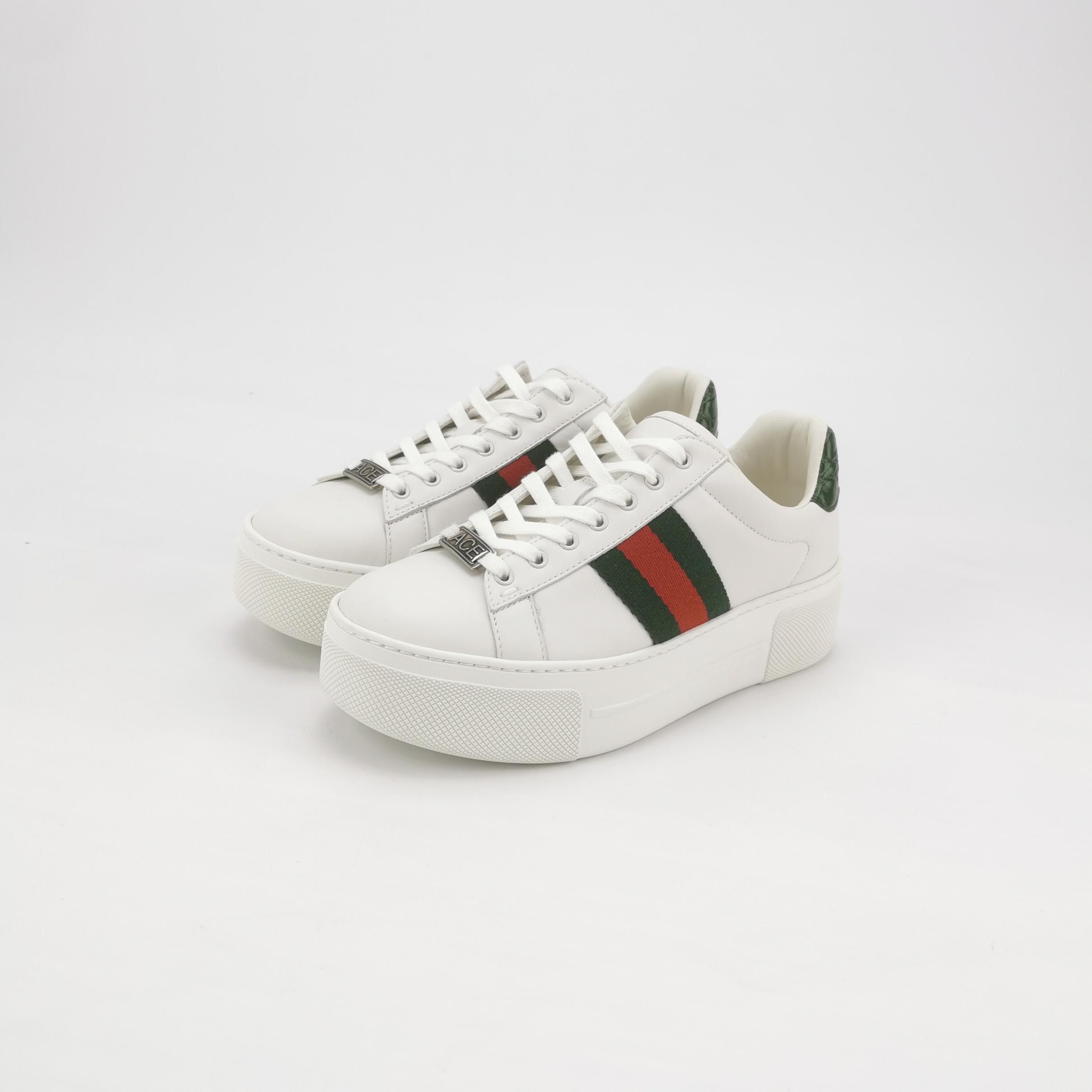 Gucci Gucci Women 5-5 Lowtop Sneakers Size US 5.5 / IT 35.5 - 2 Thumbnail
