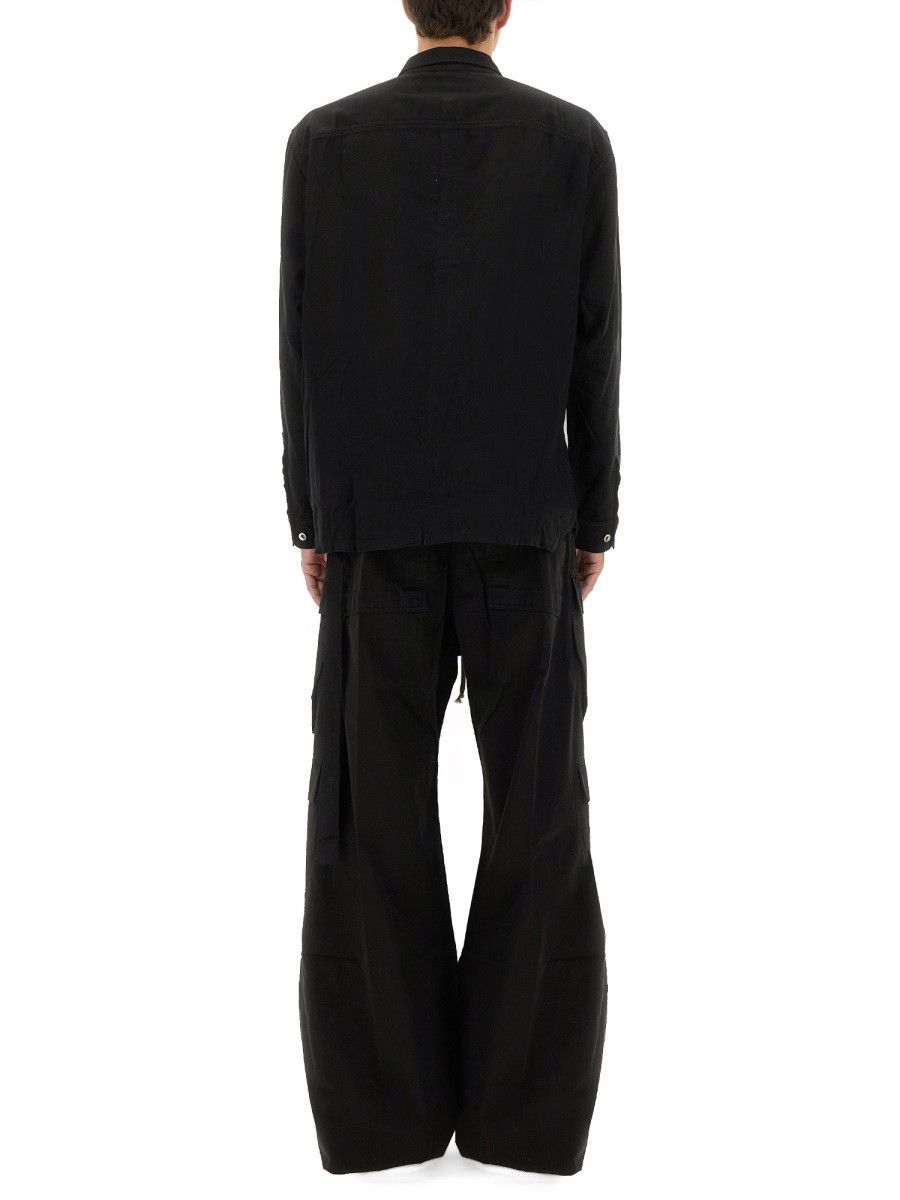 Rick Owens Drkshdw RICK OWENS DRKSHDW "JUMBO OUTERSHIRT" SHIRT - BLACK Size US L / EU 52-54 / 3 - 3 Thumbnail