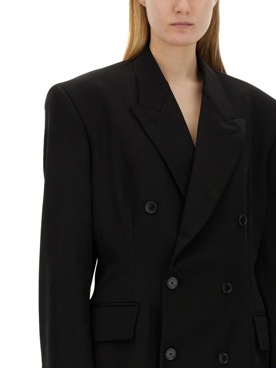 Balenciaga BALENCIAGA CINCHED JACKET - BLACK (FR 38) Size S / US 4 / IT 40 - 4 Thumbnail