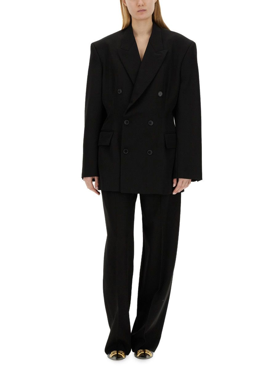 Balenciaga BALENCIAGA CINCHED JACKET - BLACK (FR 38) Size S / US 4 / IT 40 - 2 Thumbnail