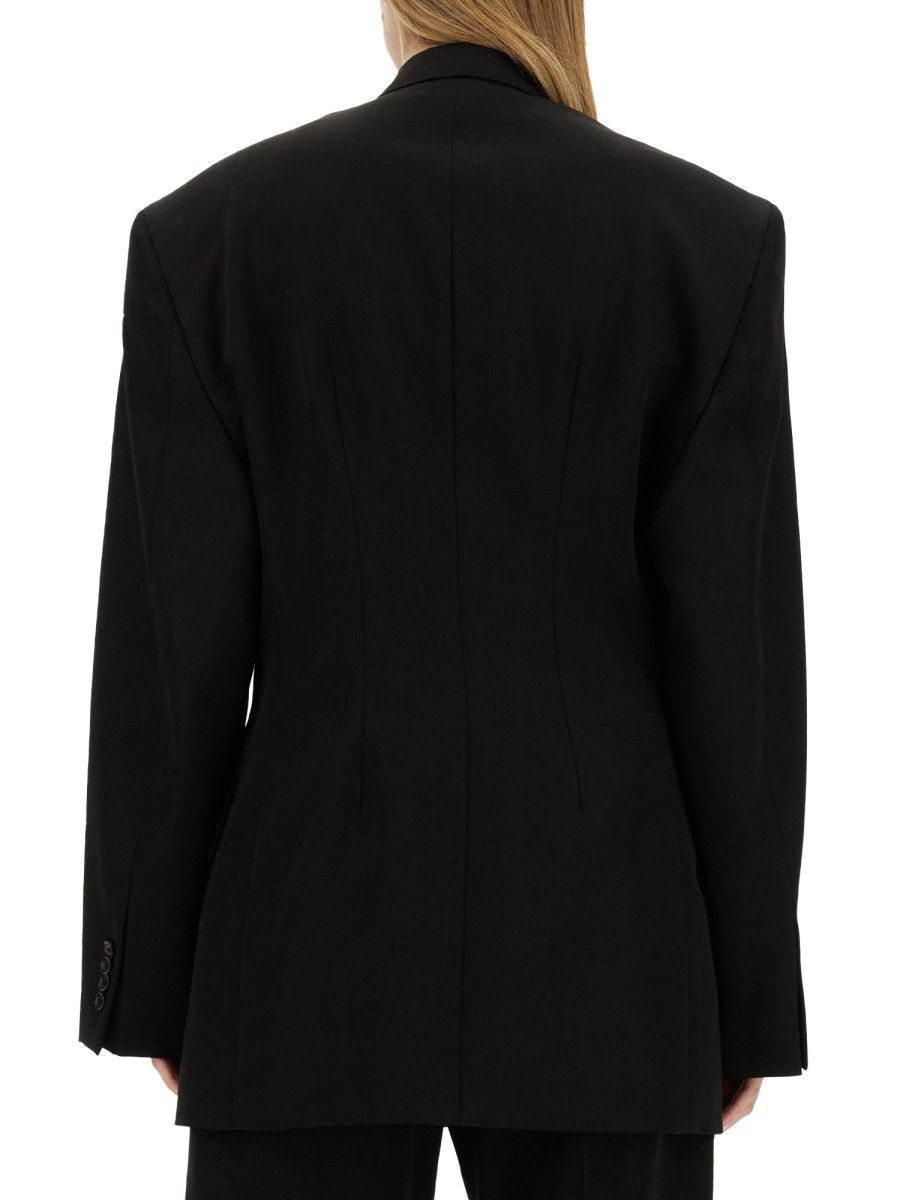 Balenciaga BALENCIAGA CINCHED JACKET - BLACK (FR 38) Size S / US 4 / IT 40 - 3 Thumbnail