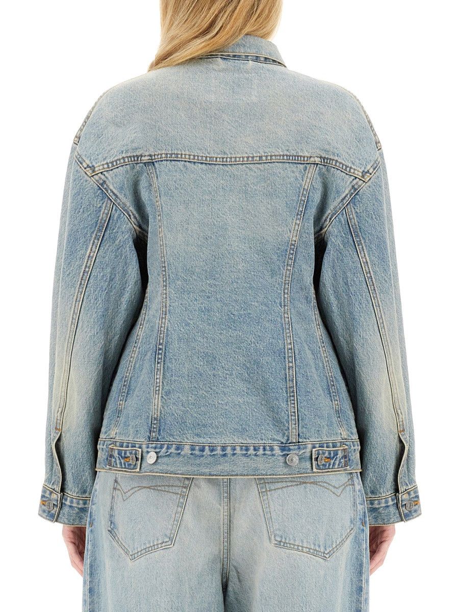 Balenciaga BALENCIAGA HOURGLASS JACKET - DENIM (FR 38) Size S / US 4 / IT 40 - 3 Thumbnail
