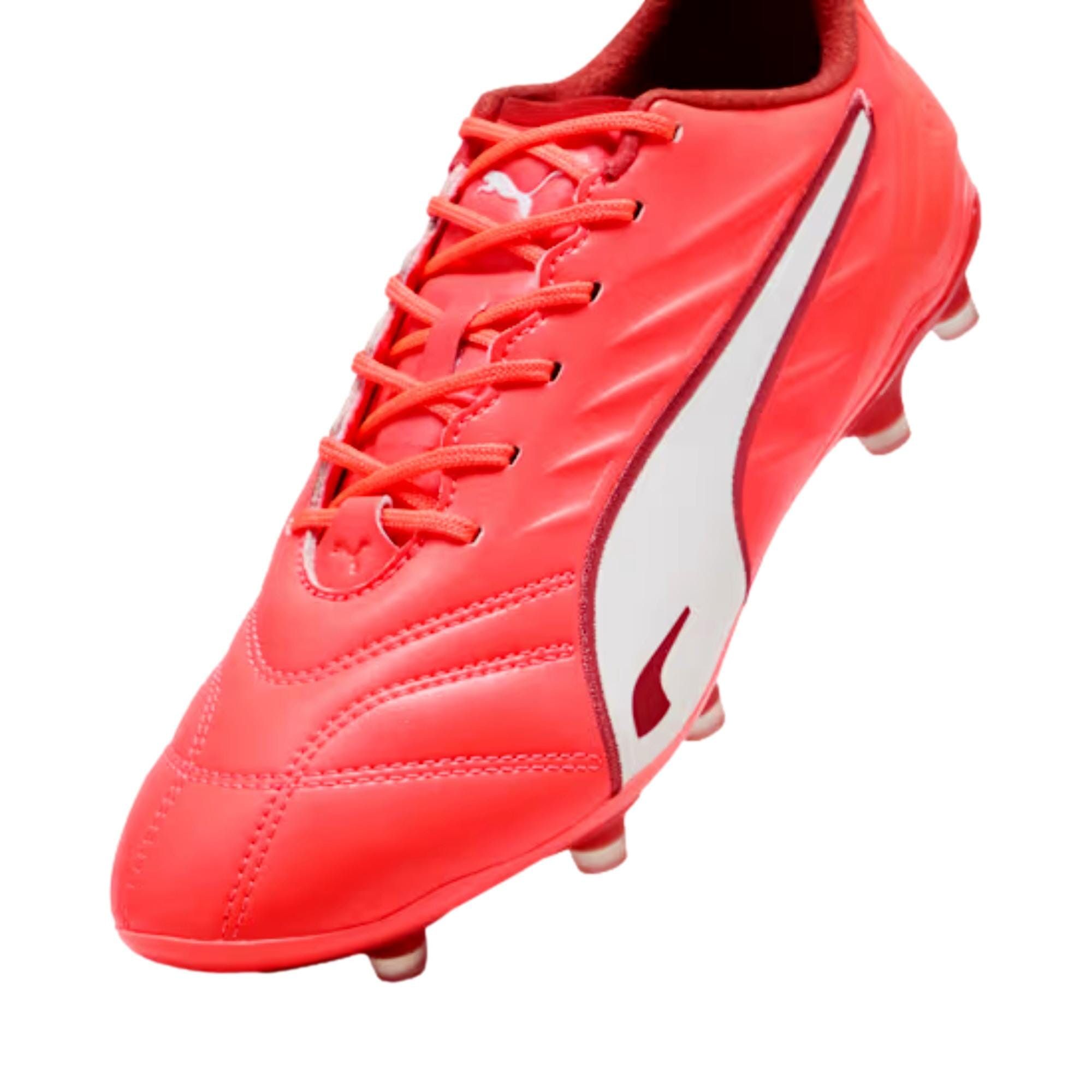 Puma King Pro FG/AG Glowing Red / White / Red Fire 108312-01 Size US 8 / IT 38 - 4 Thumbnail