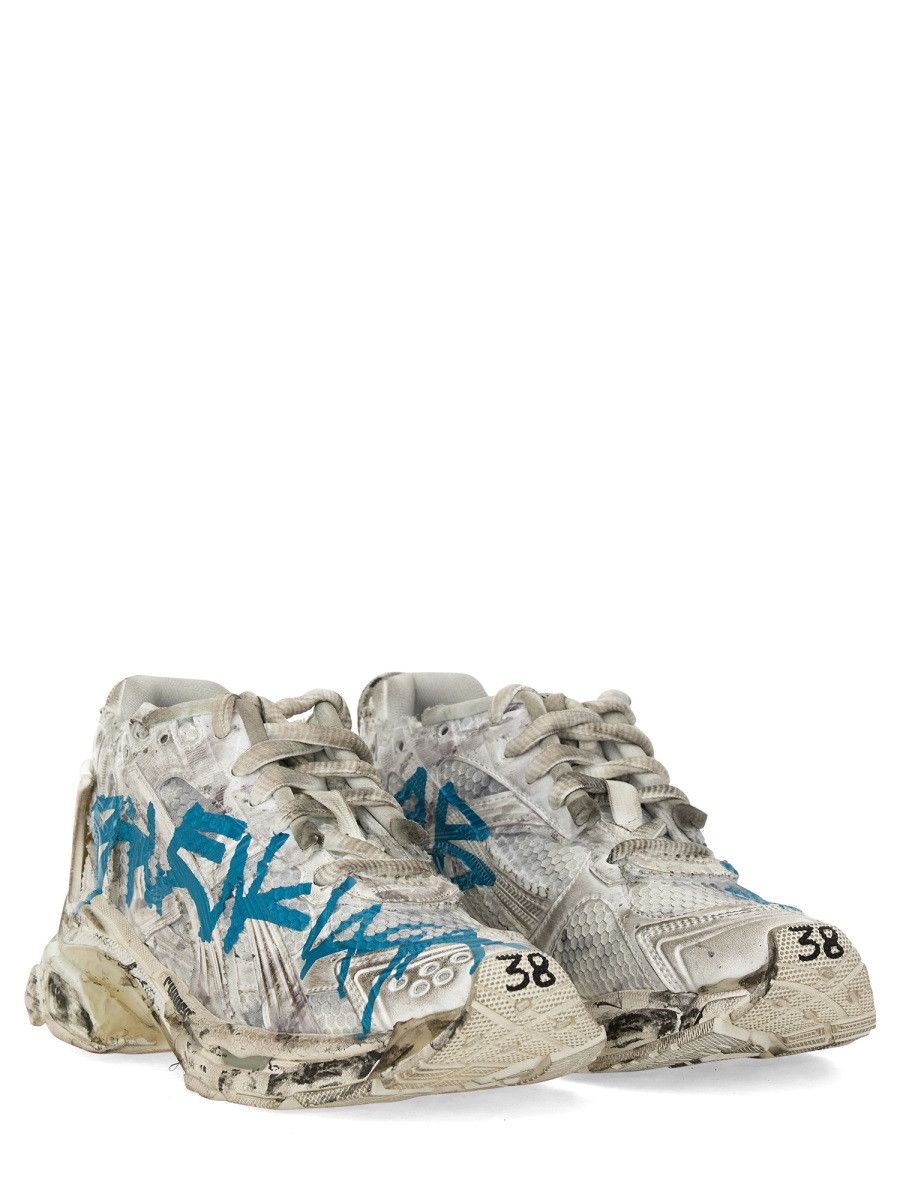 Balenciaga BALENCIAGA SNEAKER RUNNER - WHITE (IT 38) Size US 8 / IT 38 - 3 Thumbnail