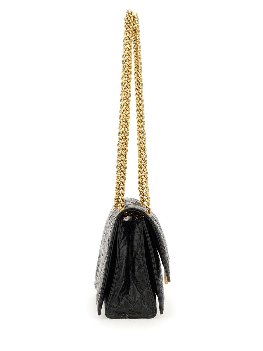 Balenciaga BALENCIAGA CRUSH SMALL BAG - BLACK Size ONE SIZE - 5 Thumbnail