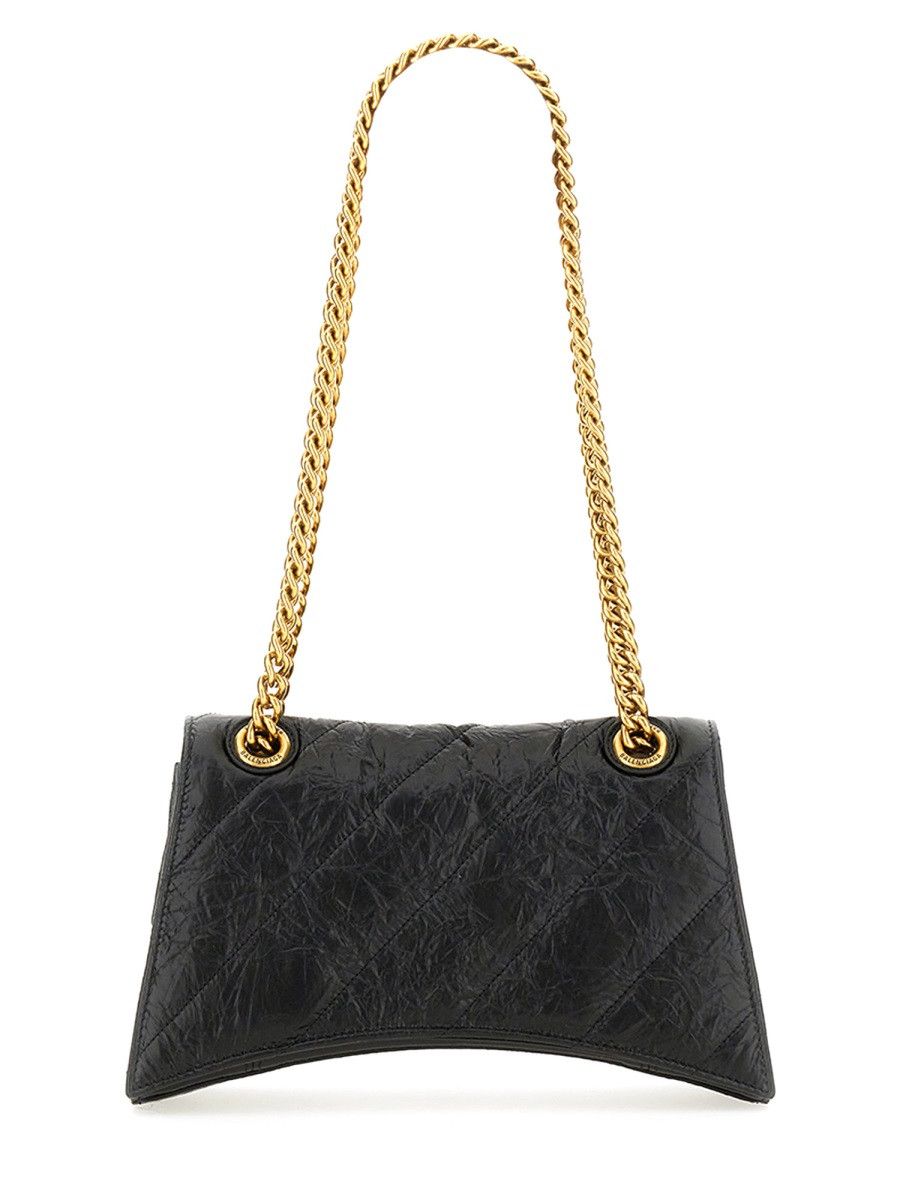 Balenciaga BALENCIAGA CRUSH SMALL BAG - BLACK Size ONE SIZE - 2 Thumbnail