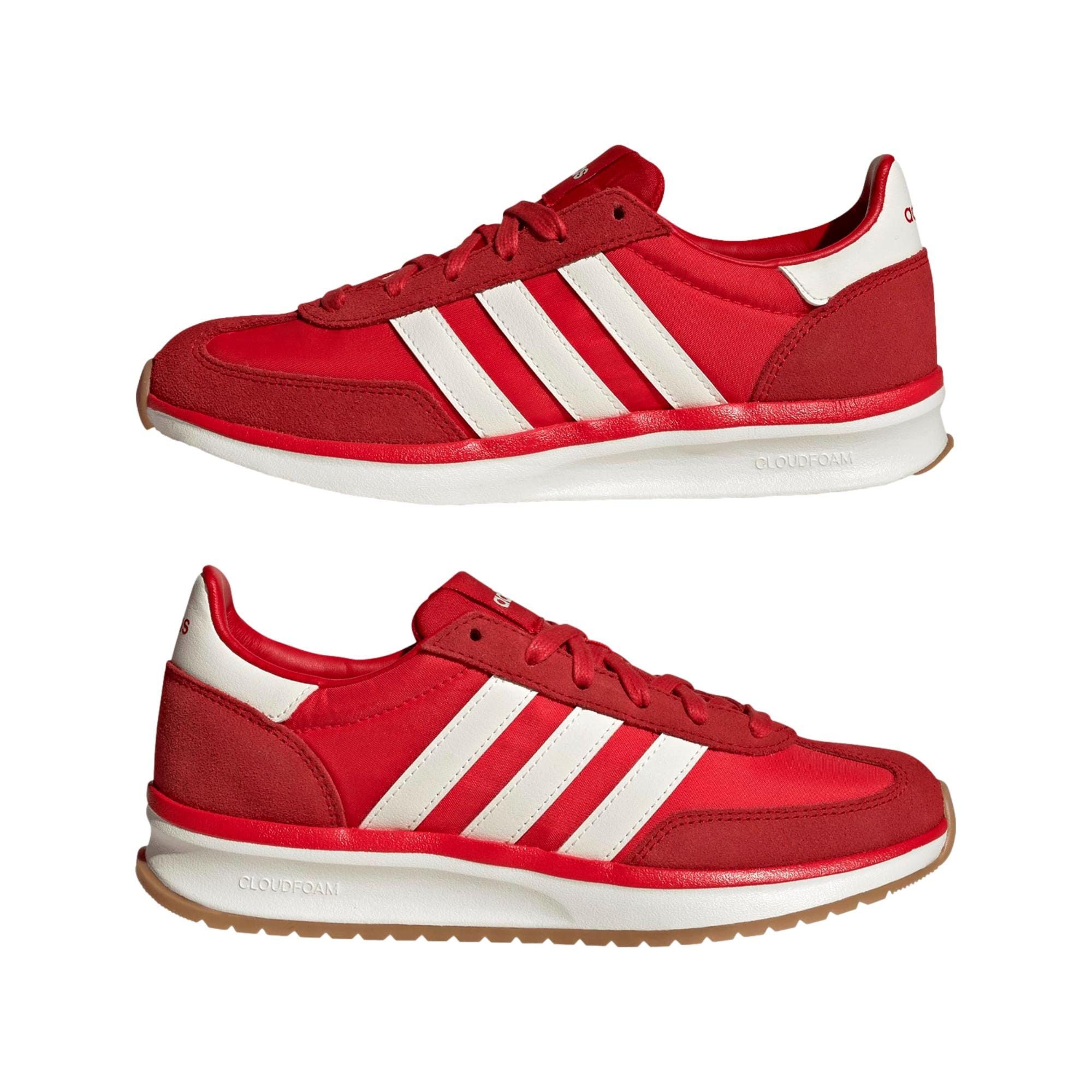 Adidas Run 70S 2.0 Pure Ruby / Off White / Better Scarlet JS5031 Size US 8 / IT 38 - 4 Thumbnail