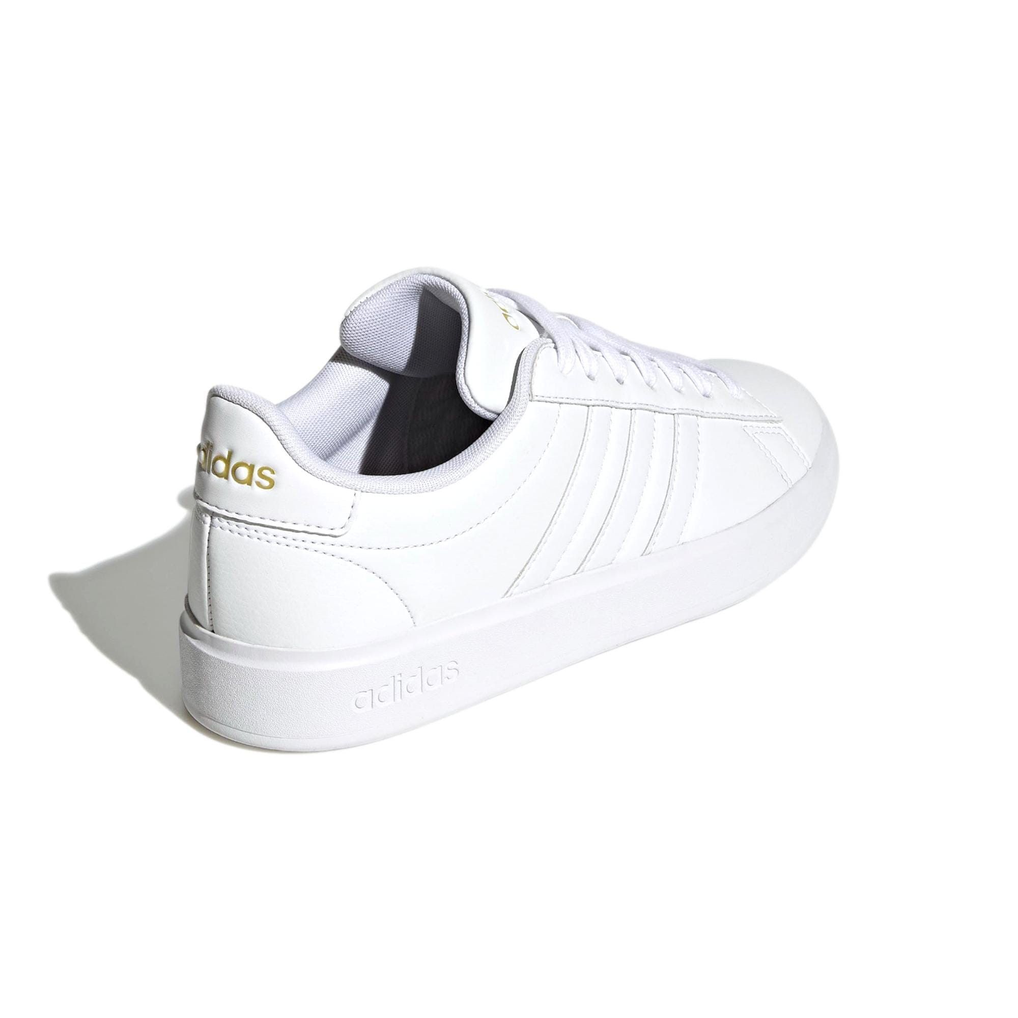 Adidas Grand Court 2.0 White / White / Gold Metallic GW9213 Size US 8 / IT 38 - 3 Thumbnail