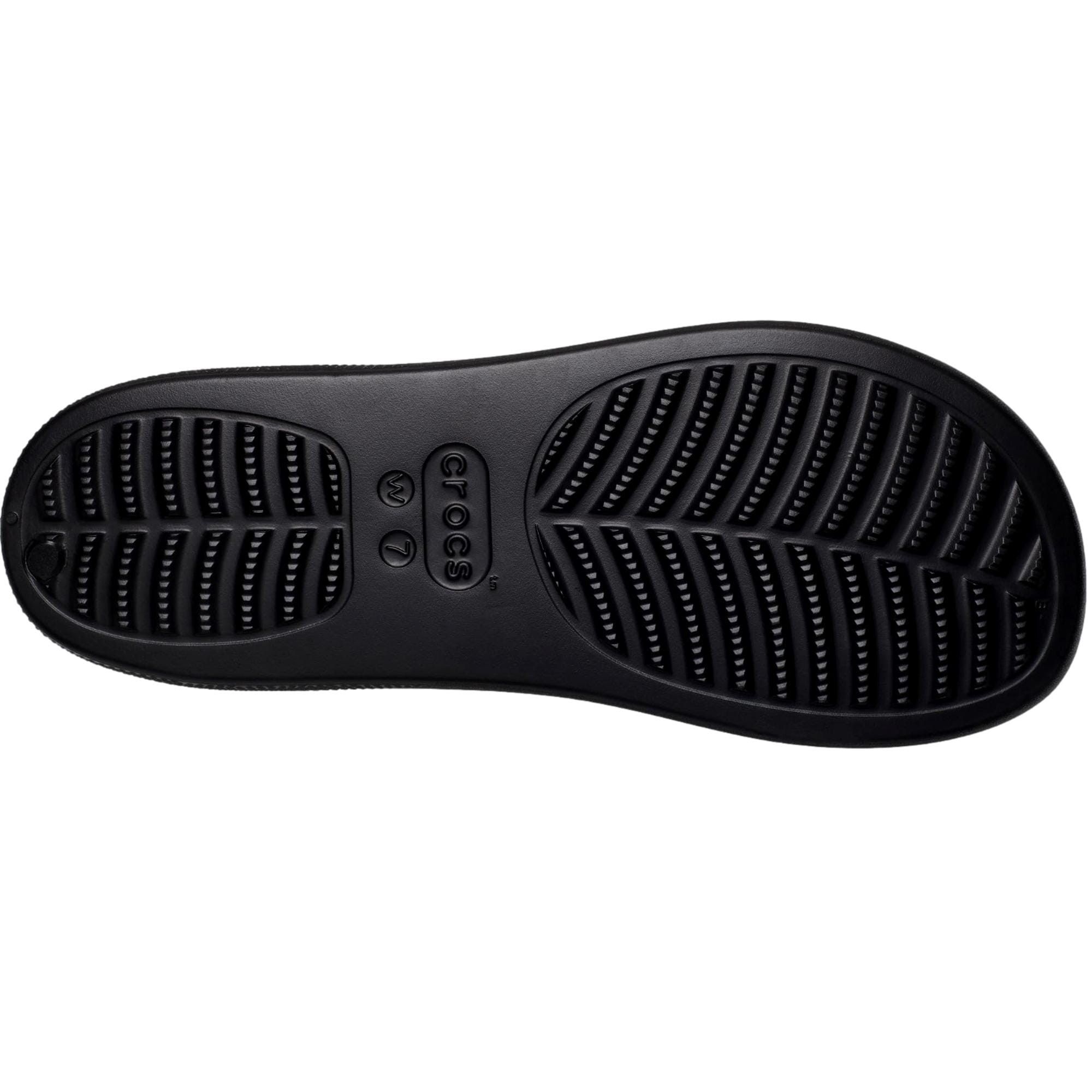 Crocs Via Platform Sandals Black 210121-001 Size US 8 / IT 38 - 3 Thumbnail