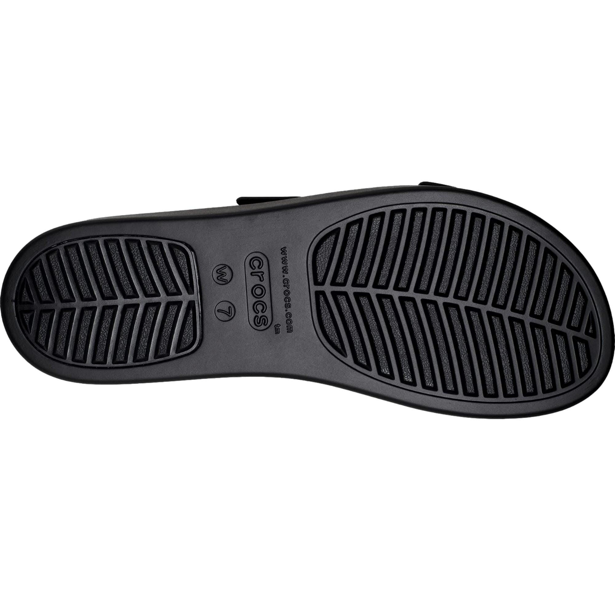 Crocs Brooklyn Buckle Low Wedge Black 207431-001 Size US 8 / IT 38 - 3 Thumbnail
