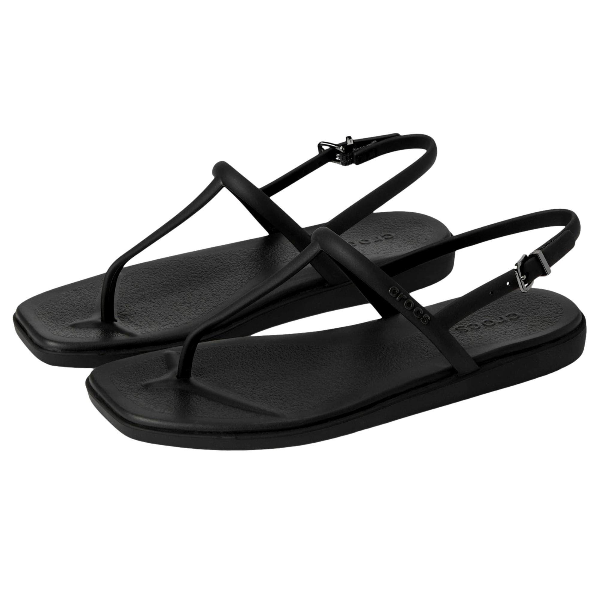 Crocs Miami Thong Sandal Black 209793-001 Size US 8 / IT 38 - 4 Thumbnail