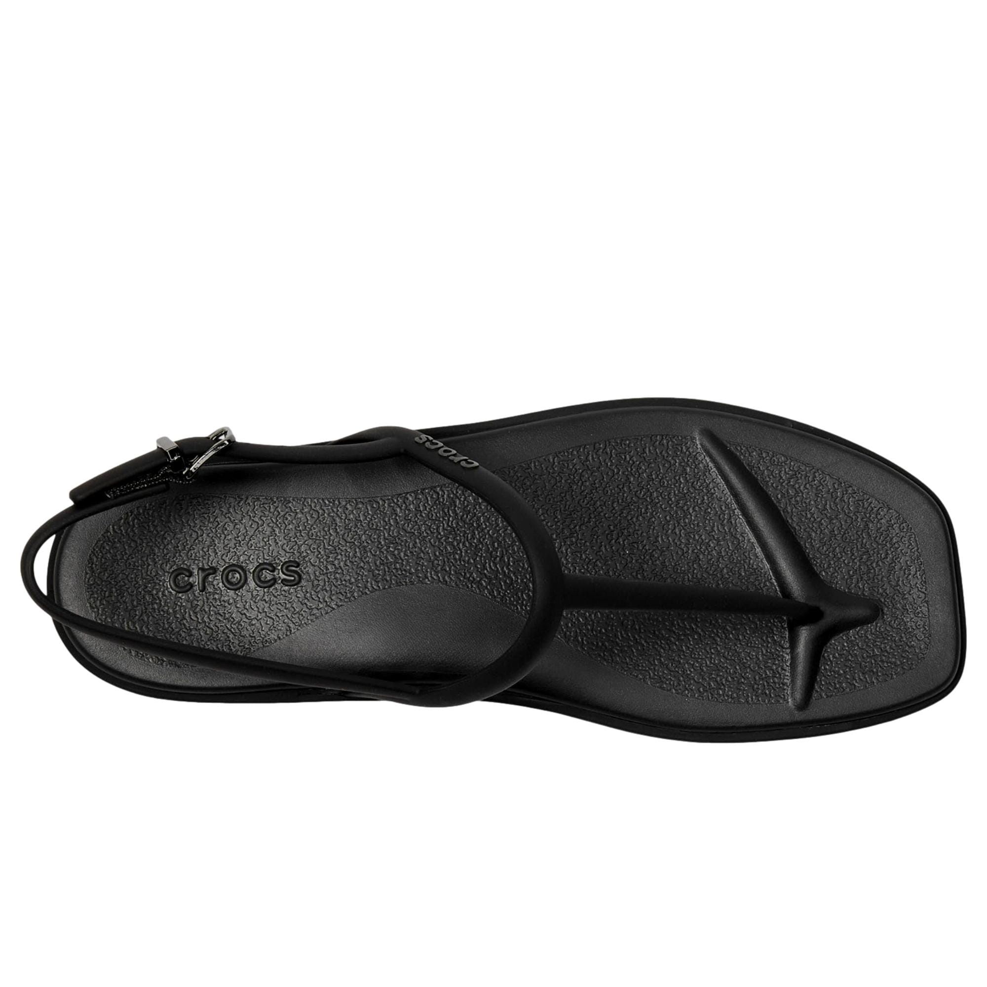 Crocs Miami Thong Sandal Black 209793-001 Size US 8 / IT 38 - 2 Thumbnail