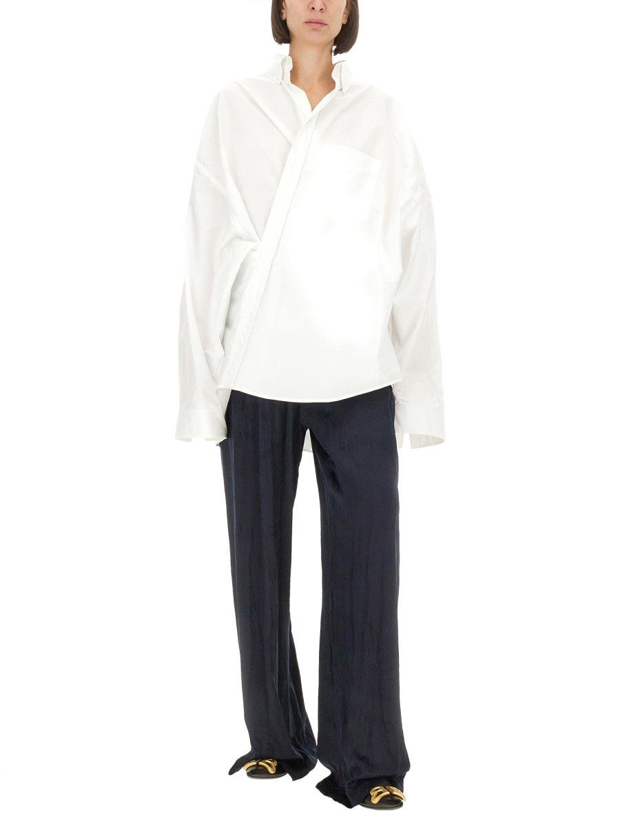 Balenciaga BALENCIAGA PANTS "PYJAMA" - BLUE (IT 36) Size 36" / US 14 / IT 50 - 2 Thumbnail