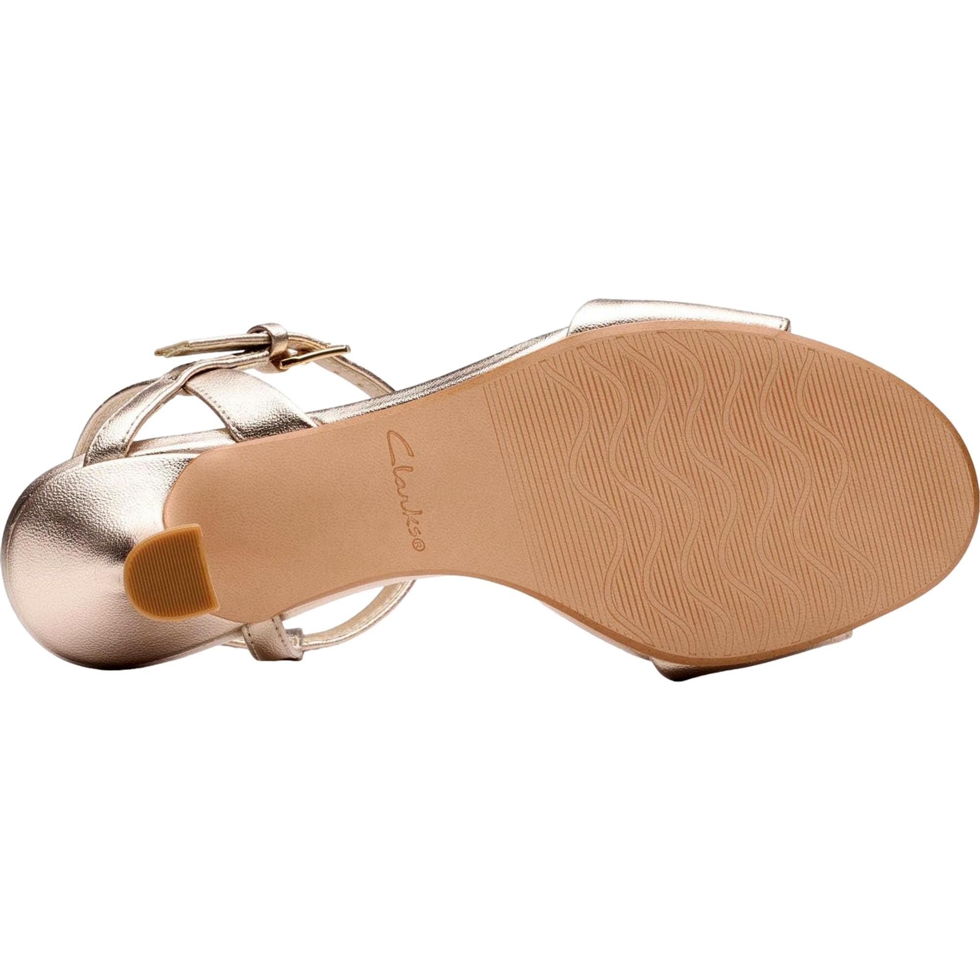 Clarks Evalynne May Metallic 26182510 Size US 8.5 / IT 38.5 - 4 Thumbnail