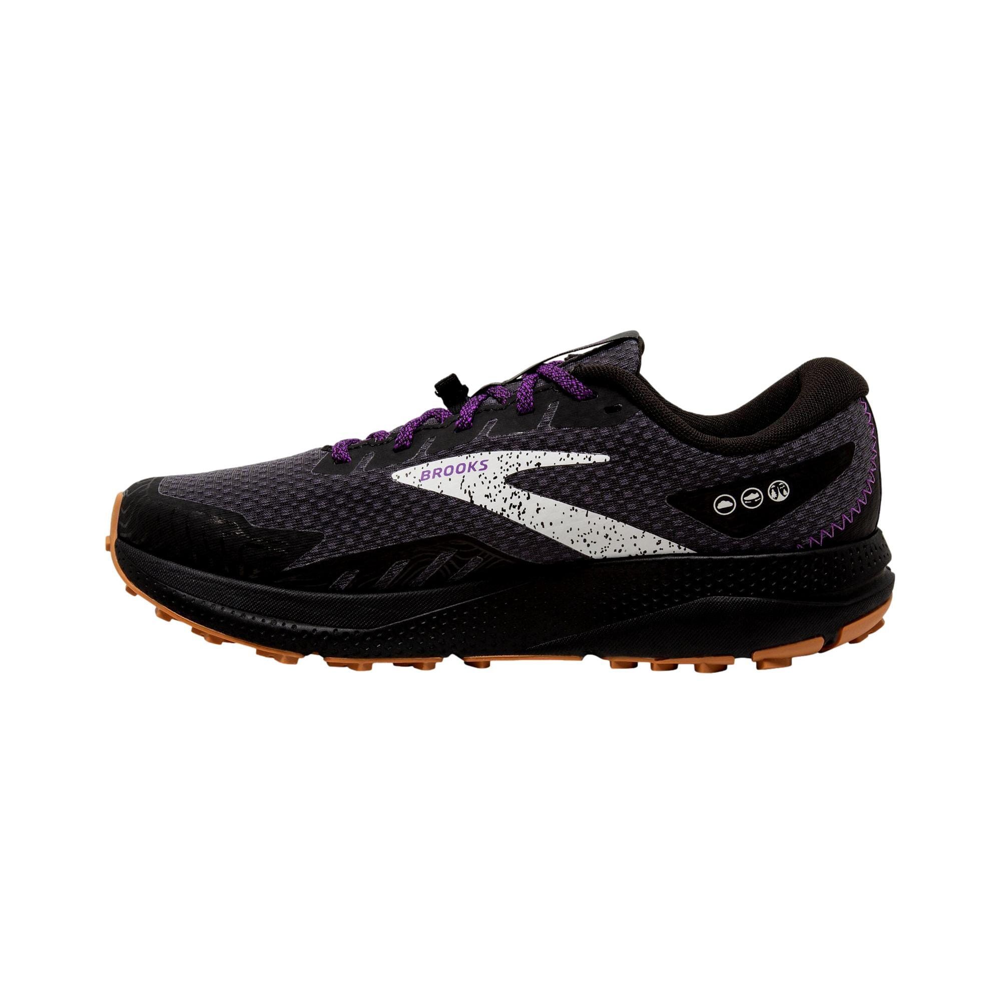 Brooks Divide 4 GTX Black / Blackened Pearl / Purple 120393 1B 073 Size US 8.5 / IT 38.5 - 3 Thumbnail