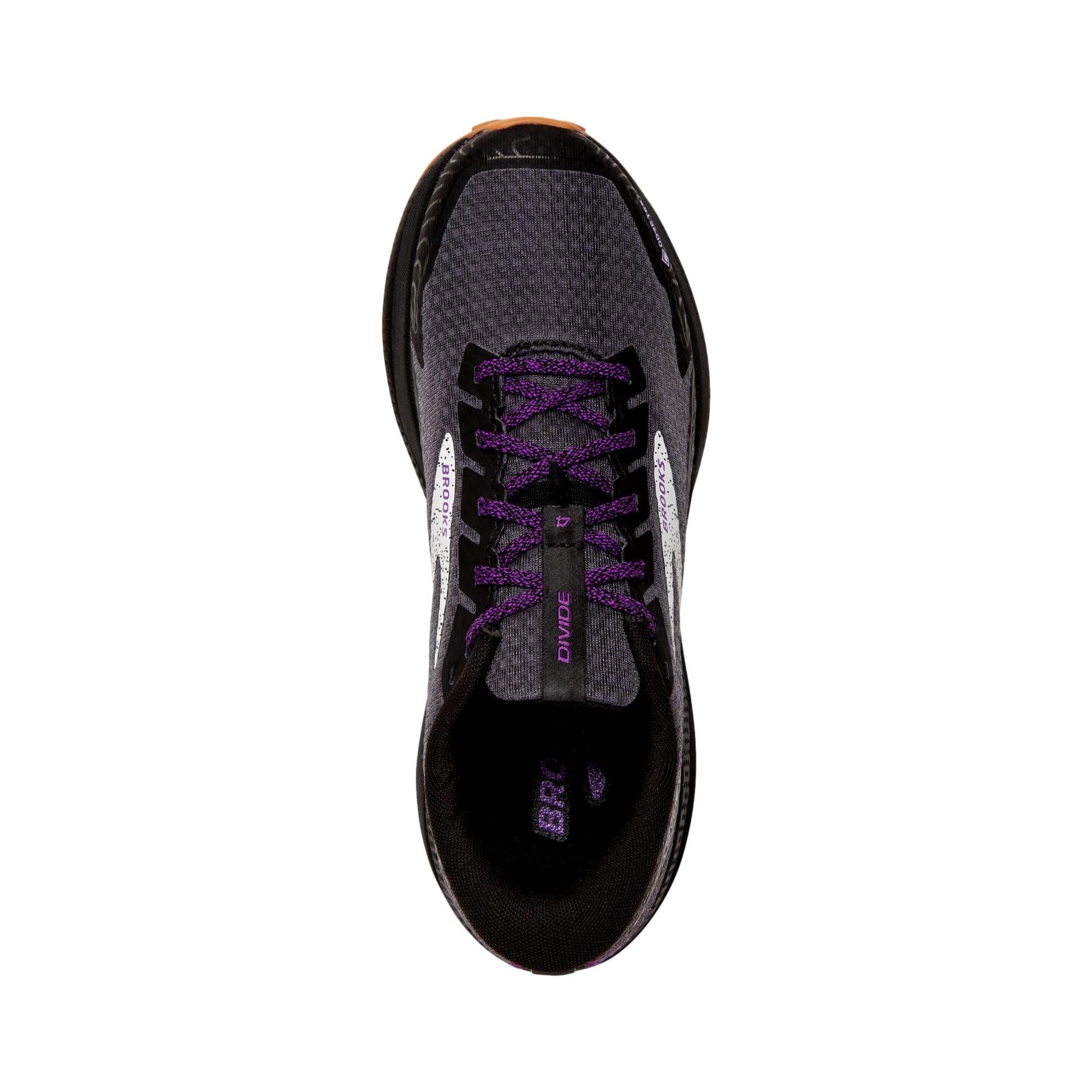 Brooks Divide 4 GTX Black / Blackened Pearl / Purple 120393 1B 073 Size US 8.5 / IT 38.5 - 2 Thumbnail