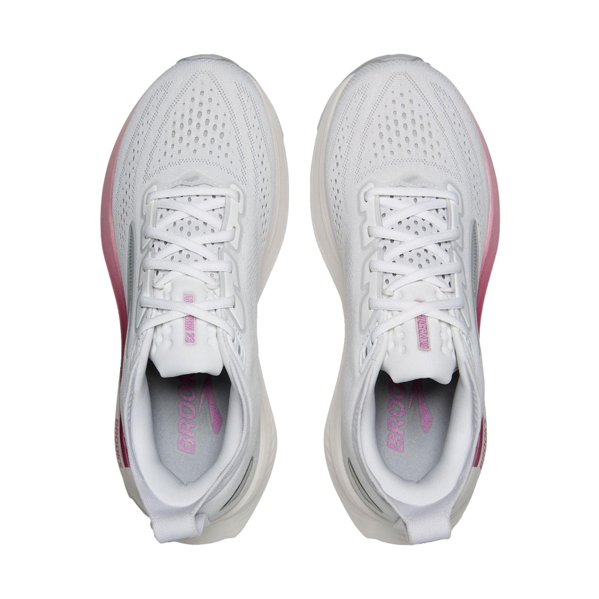 Brooks Glycerin 23 White / Harbor Mist / Metallic 120465 1D 133 Size US 8.5 / IT 38.5 - 3 Thumbnail