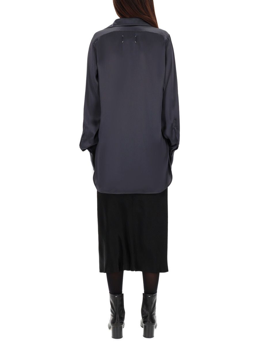 Maison Margiela MAISON MARGIELA LONG-SLEEVED SHIRT - GREY (IT 38) Size XS / US 0-2 / IT 36-38 - 3 Thumbnail