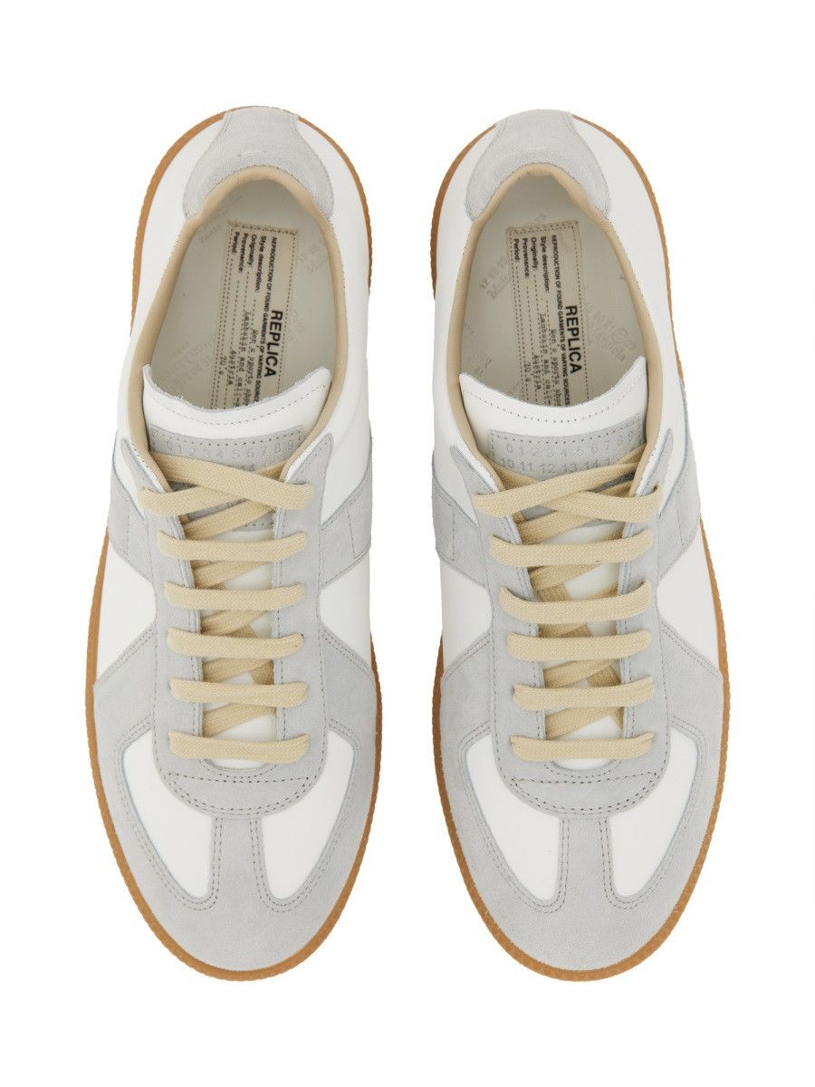 Maison Margiela MAISON MARGIELA "REPLICA" SNEAKER - WHITE (IT 42) Size US 9 / EU 42 - 4 Thumbnail
