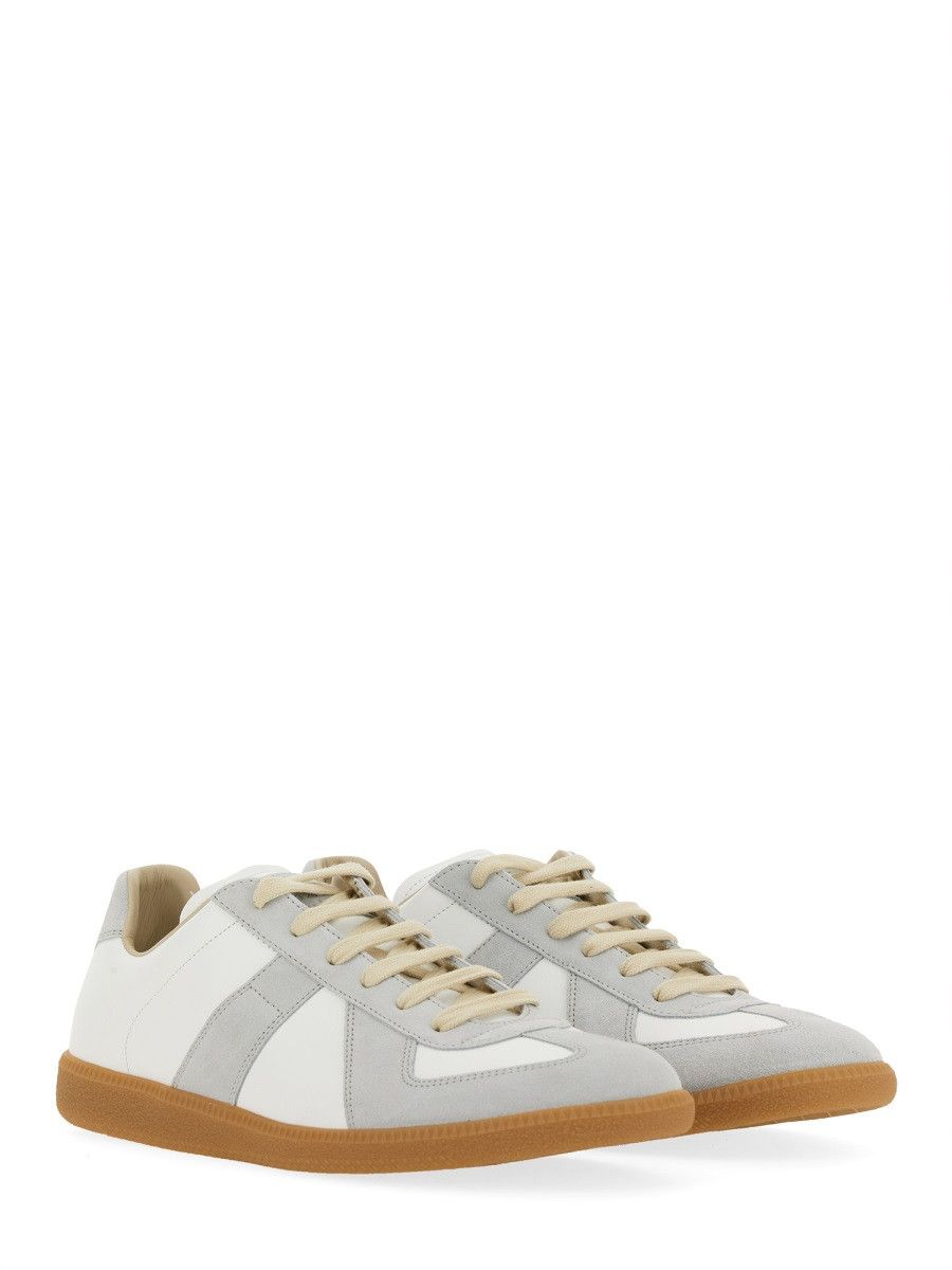 Maison Margiela MAISON MARGIELA "REPLICA" SNEAKER - WHITE (IT 42) Size US 9 / EU 42 - 2 Thumbnail