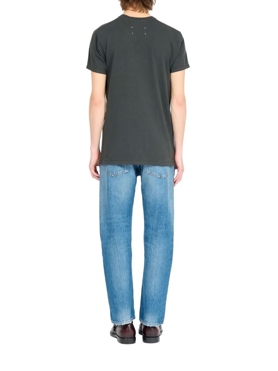 Maison Margiela MAISON MARGIELA T-SHIRT WITH PRINT - GREY Size US XL / EU 56 / 4 - 3 Thumbnail
