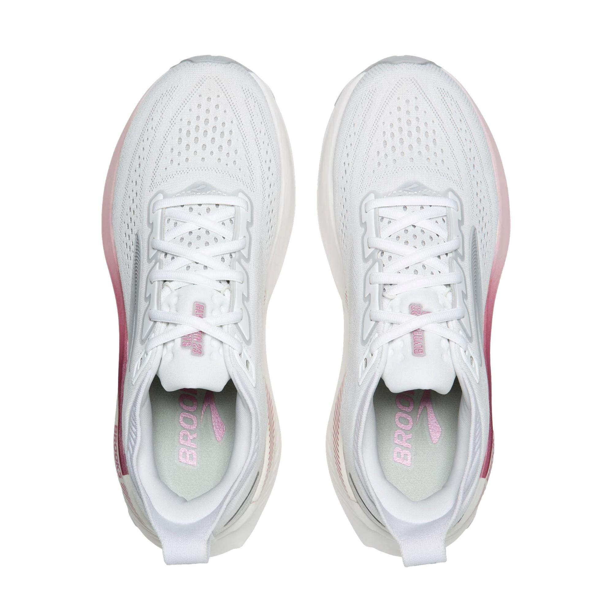 Brooks Glycerin GTS 23 White / Harbor Mist / Metallic 120492 1D 133 Size US 9 / IT 39 - 3 Thumbnail