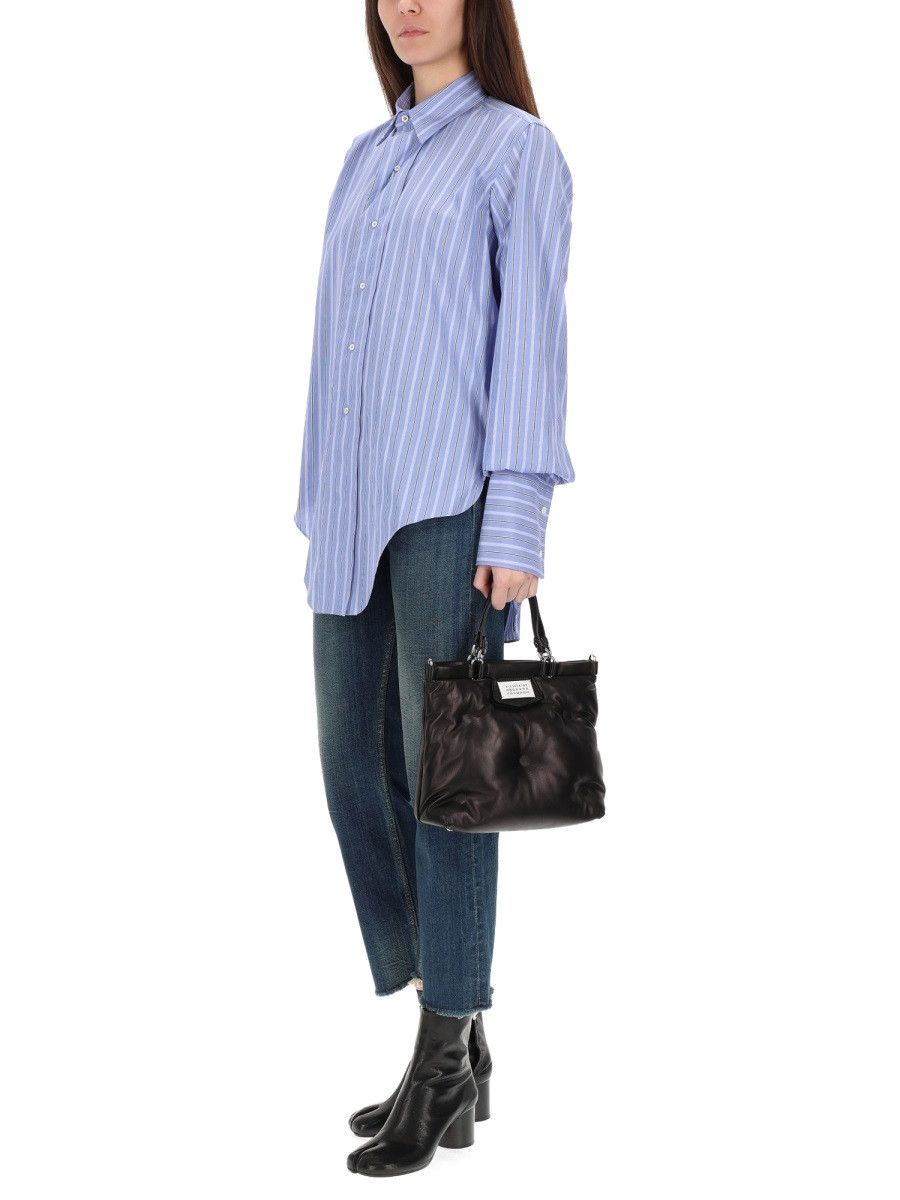 Maison Margiela MAISON MARGIELA COTTON SHIRT - BLUE (IT 40) Size S / US 4 / IT 40 - 2 Thumbnail