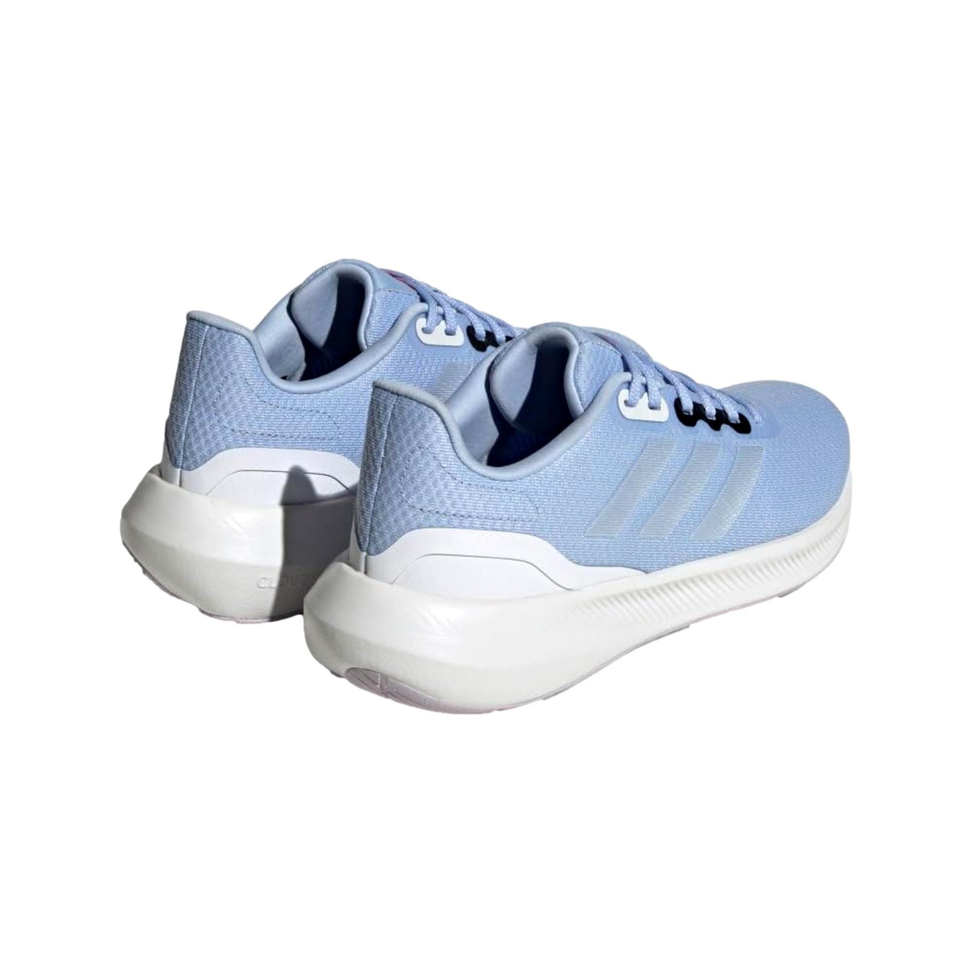 Adidas Runfalcon 3.0 Blue Dawn / Zero Metallic / Silver Dawn HP7555 Size US 9 / IT 39 - 4 Thumbnail