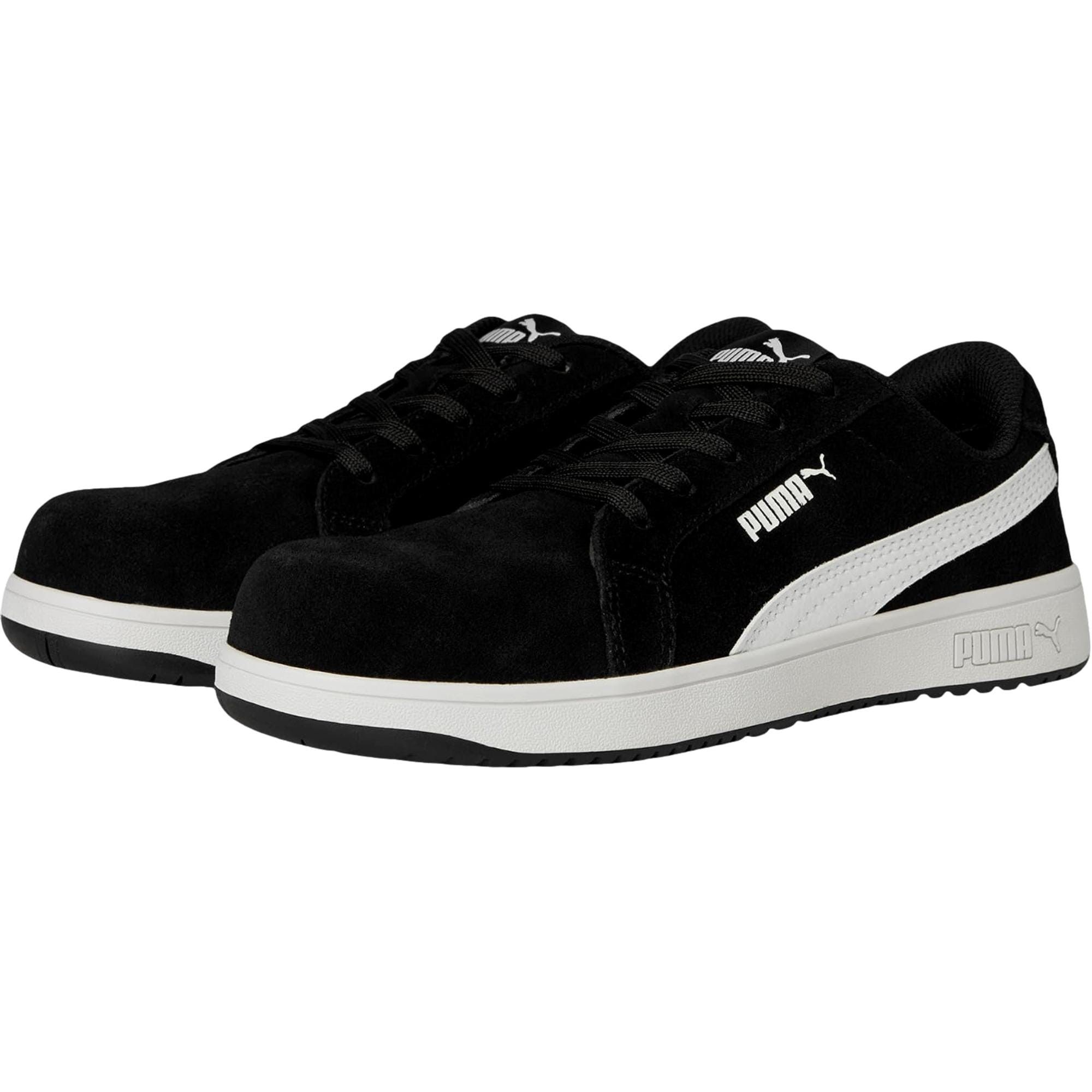 Puma Iconic Suede Low ASTM EH Black / White 64.011.5 Size US 9 / IT 39 - 2 Thumbnail