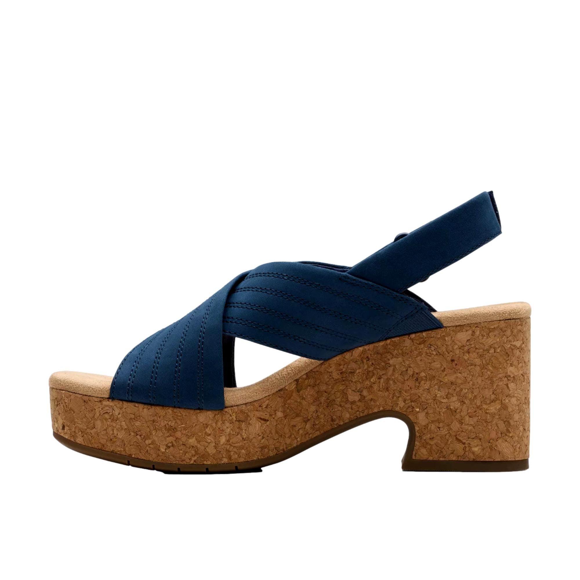 Clarks Nerisa Navy Nubuck 26181793 Size US 9 / IT 39 - 2 Thumbnail