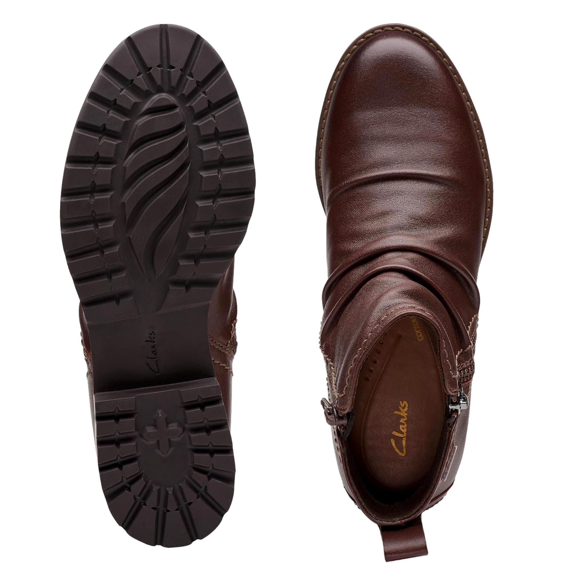 Clarks Aspra Walk Waterproof British Tan Leather 26175204 Size US 9.5 / IT 39.5 - 2 Thumbnail