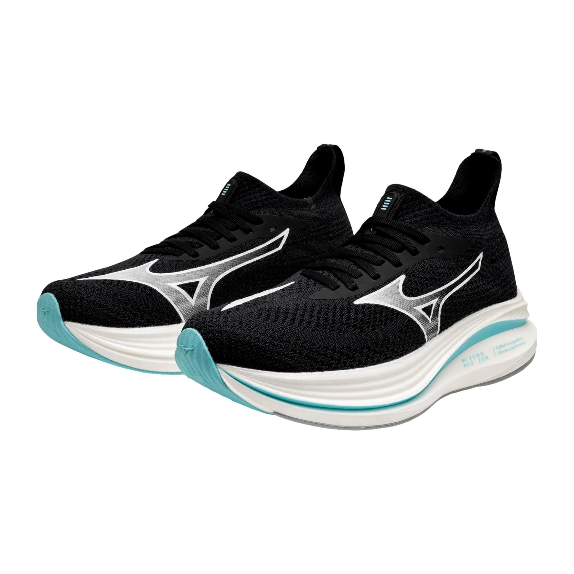 Mizuno Neo Zen Black / White - Blue Radiance J1GD258623 Size US 9.5 / IT 39.5 - 2 Thumbnail