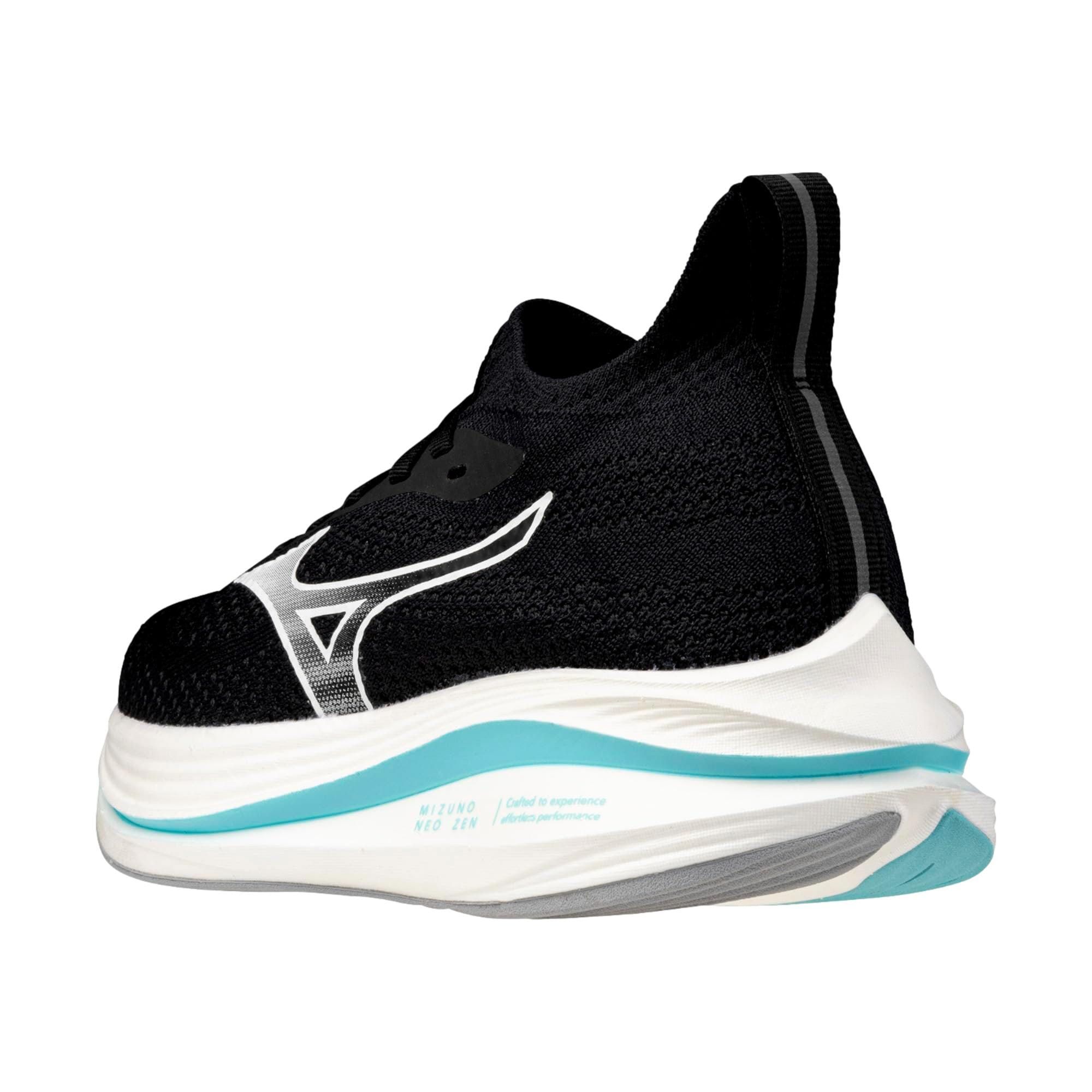 Mizuno Neo Zen Black / White - Blue Radiance J1GD258623 Size US 9.5 / IT 39.5 - 4 Thumbnail