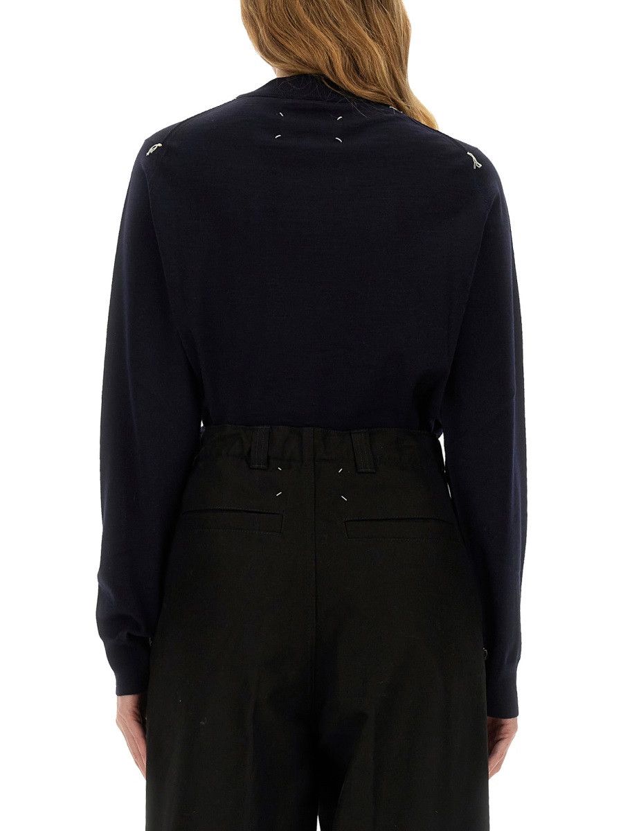 Maison Margiela MAISON MARGIELA WOOL JERSEY. - BLUE Size S / US 4 / IT 40 - 3 Thumbnail