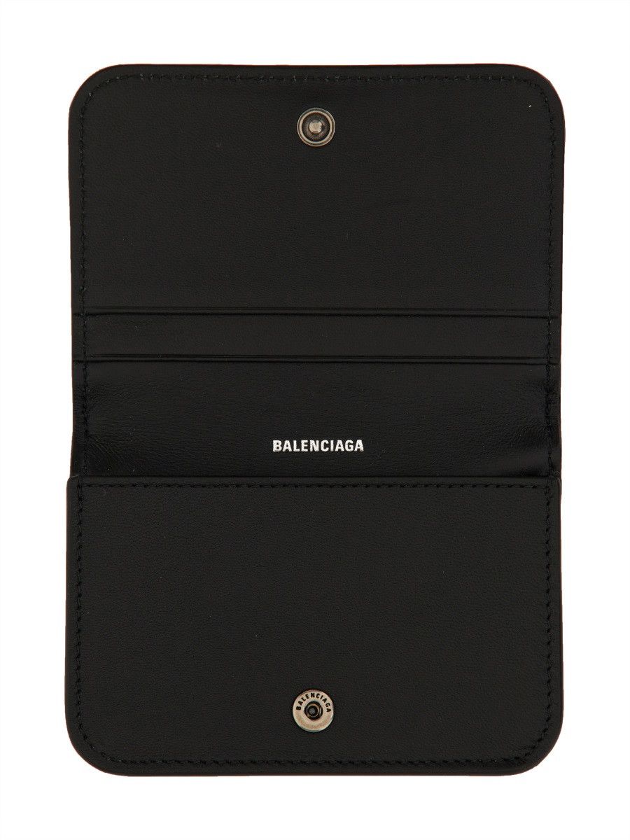Balenciaga BALENCIAGA CARD HOLDER "MONK" - BLACK Size ONE SIZE - 2 Thumbnail