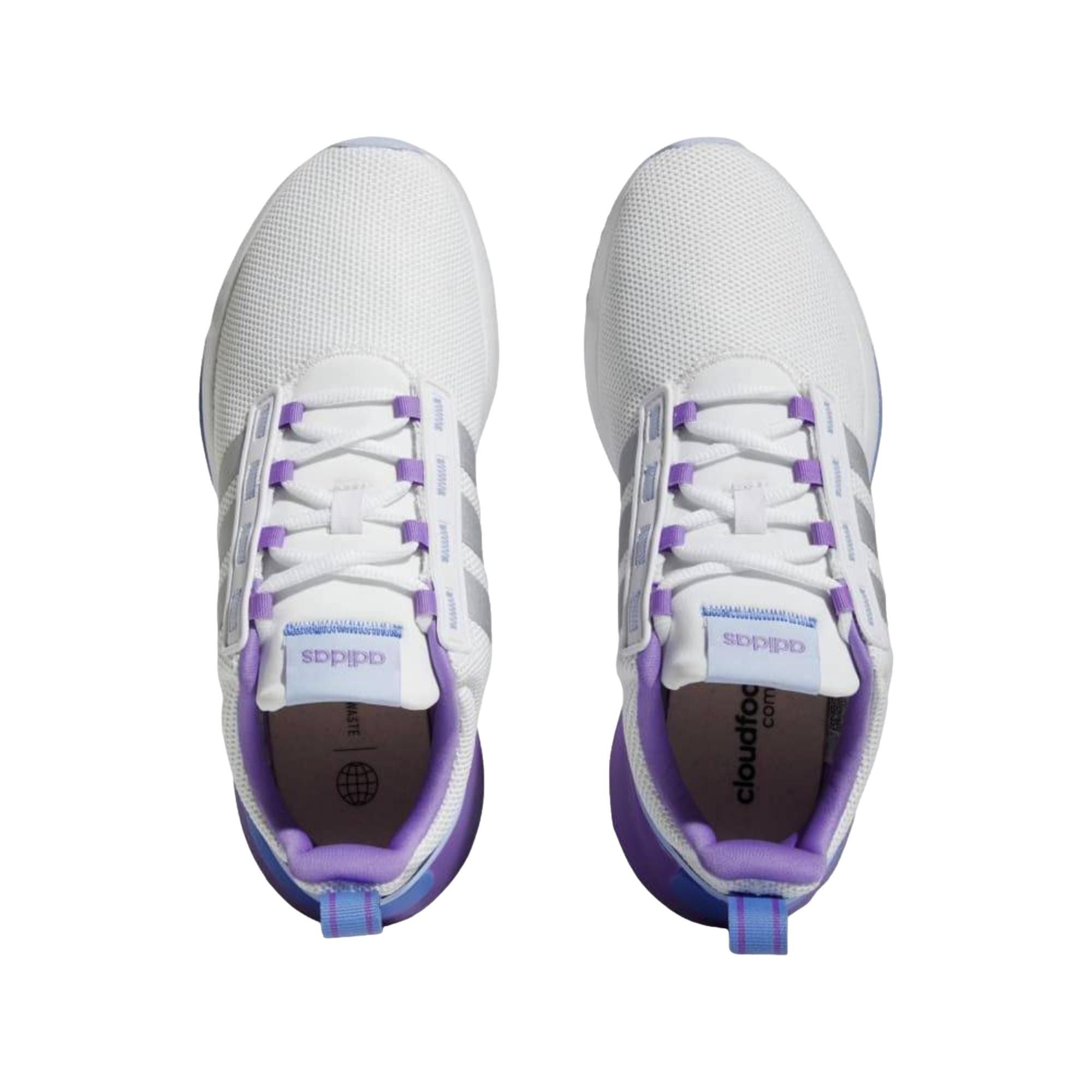 Adidas Racer TR21 White / Purple HP2741 Size US 9.5 / IT 39.5 - 2 Thumbnail