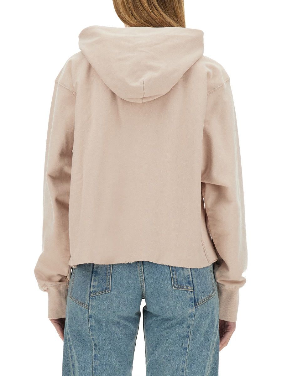 Maison Margiela MAISON MARGIELA COTTON SWEATSHIRT - PINK Size L / US 10 / IT 46 - 3 Thumbnail