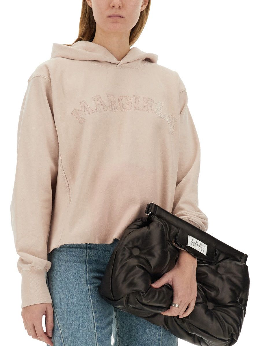 Maison Margiela MAISON MARGIELA COTTON SWEATSHIRT - PINK Size M / US 6-8 / IT 42-44 - 4 Thumbnail